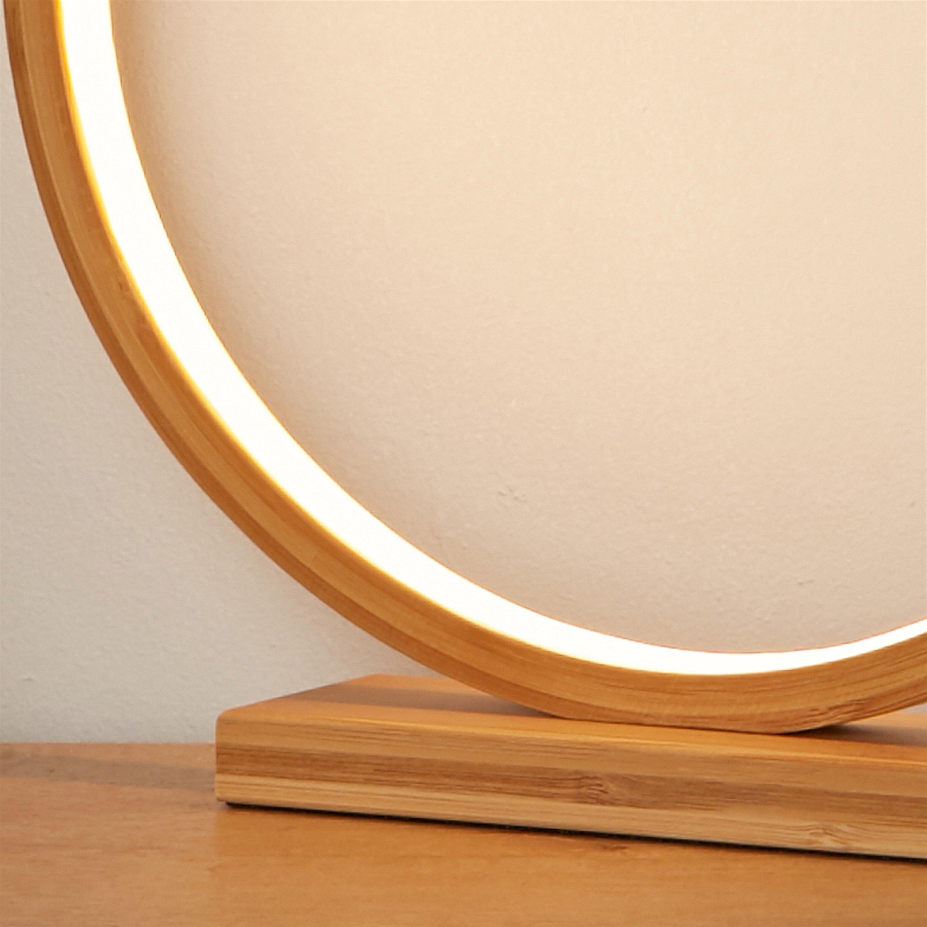 Natural - Lighting Collection - Bamboo LED Table Light - 2