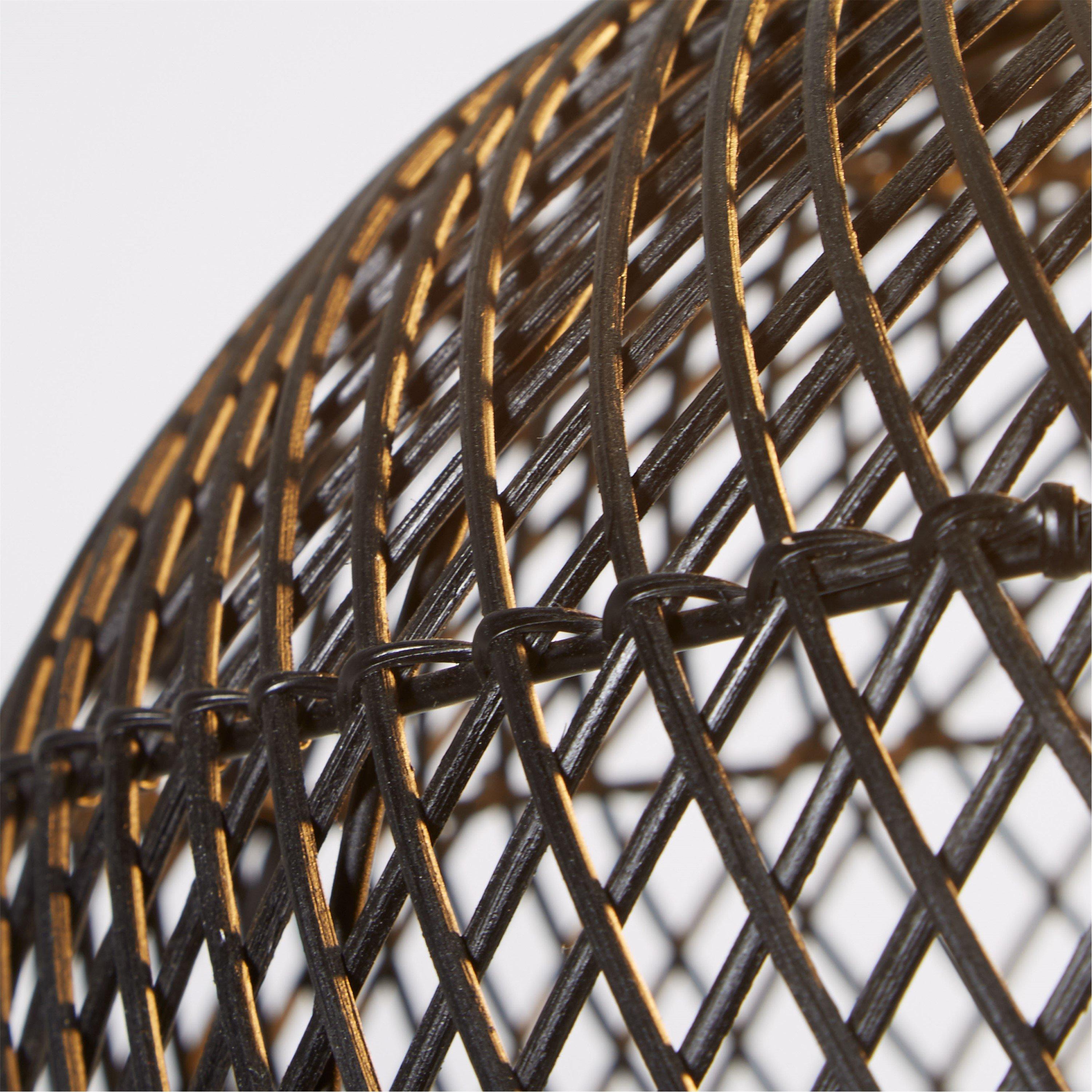 Black - Lighting Collection - Rattan Bell Easy Fit - 2