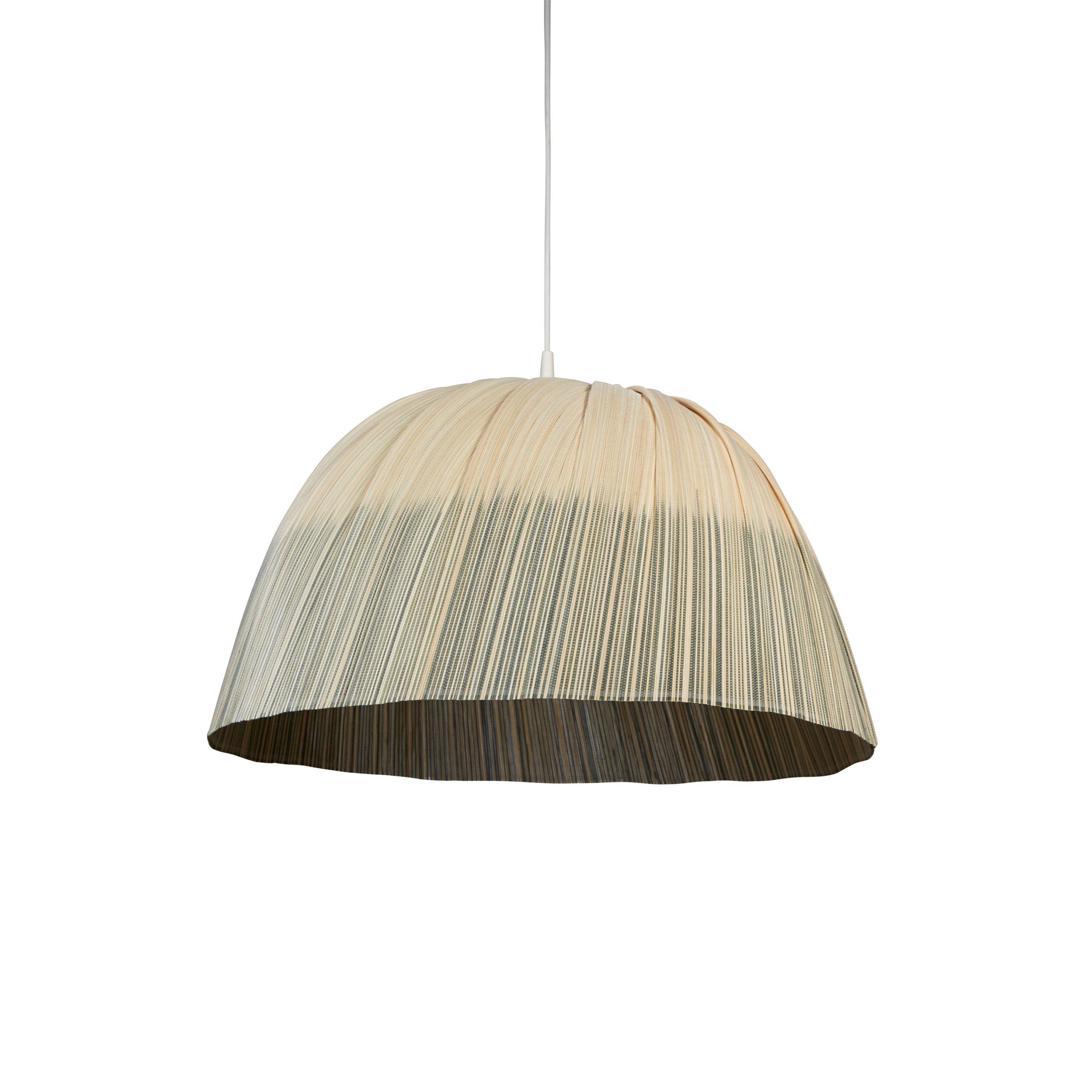 Natural - Lighting Collection - Bamboo Ombre Stripe Petrol 58cm - 3
