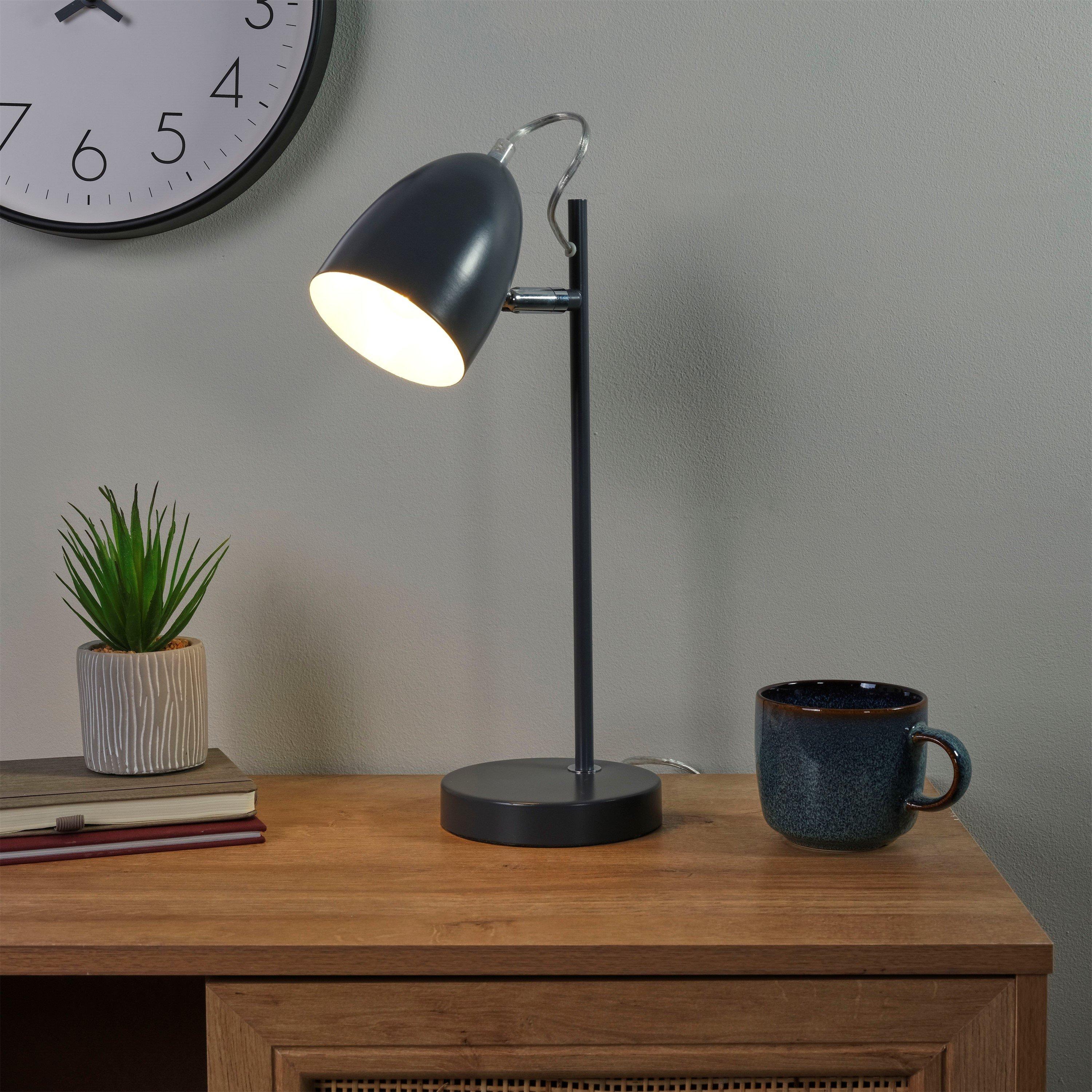 Grey - Lighting Collection - Desk Lamp - 1