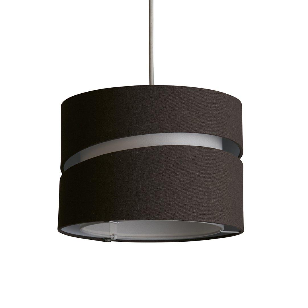 Grey - Lighting Collection - Linen Shade Two Tier - 3