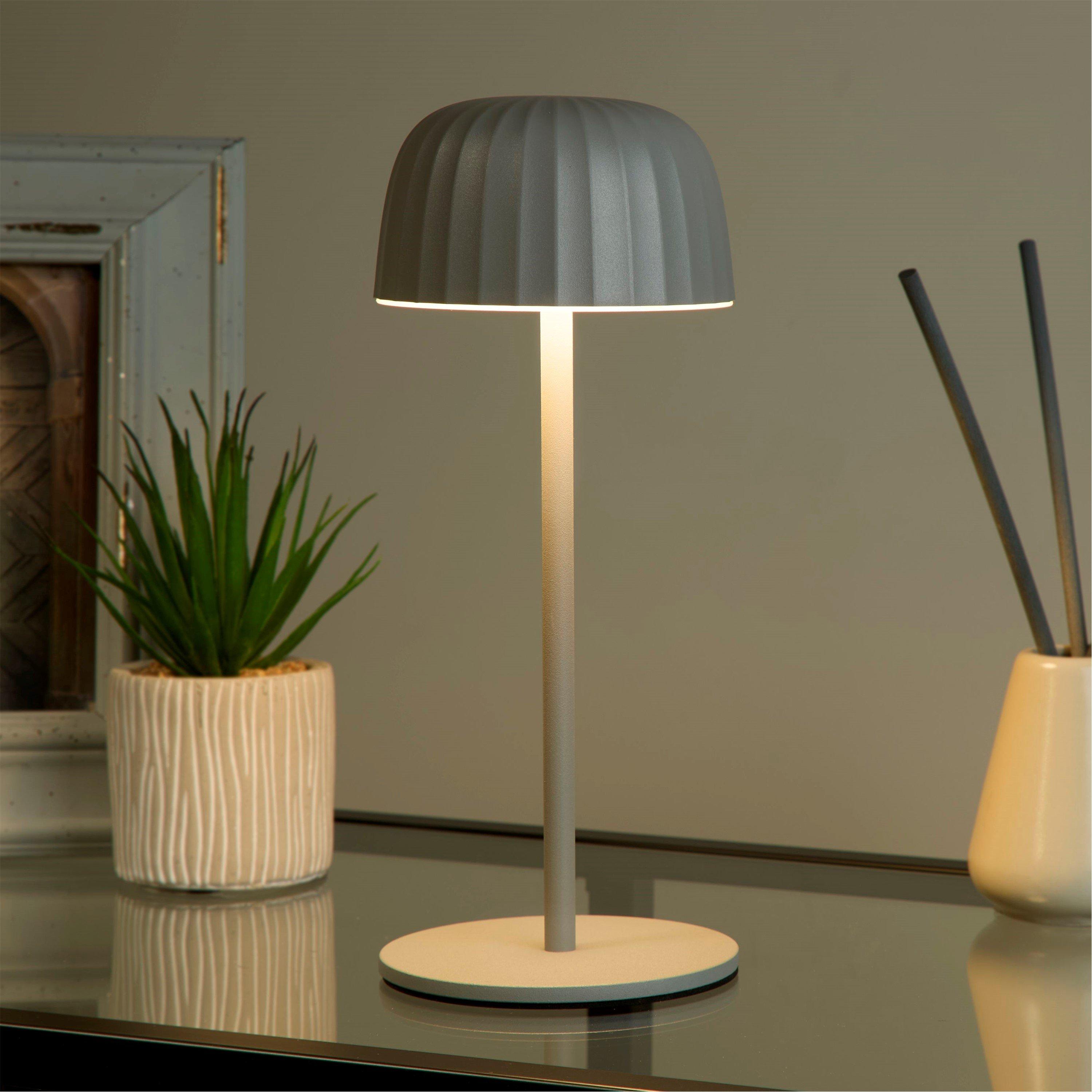 Black - Lighting Collection - Portable Outdoor Rechargeable Lamp - 1