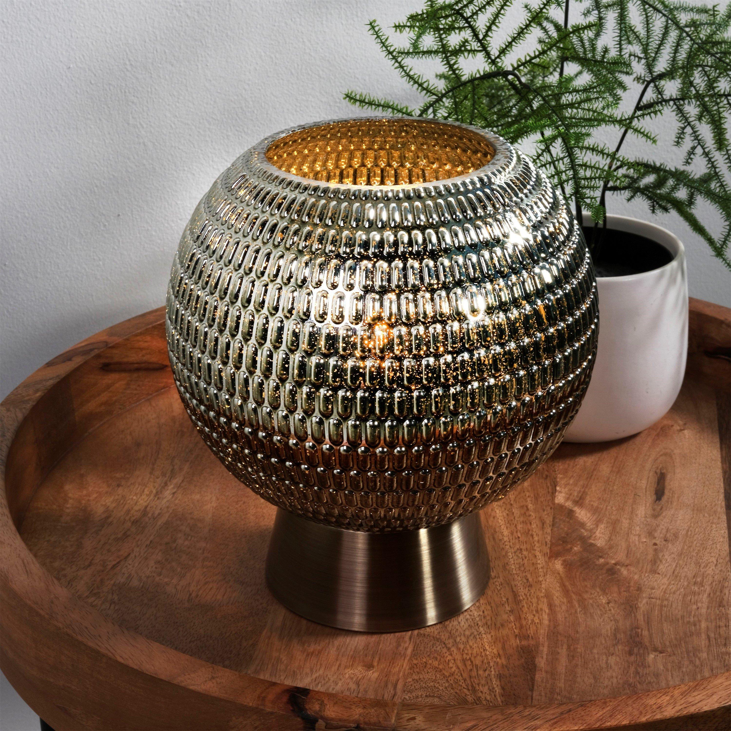 Amber - Lighting Collection - Battery Powered Glass Lamp - 1