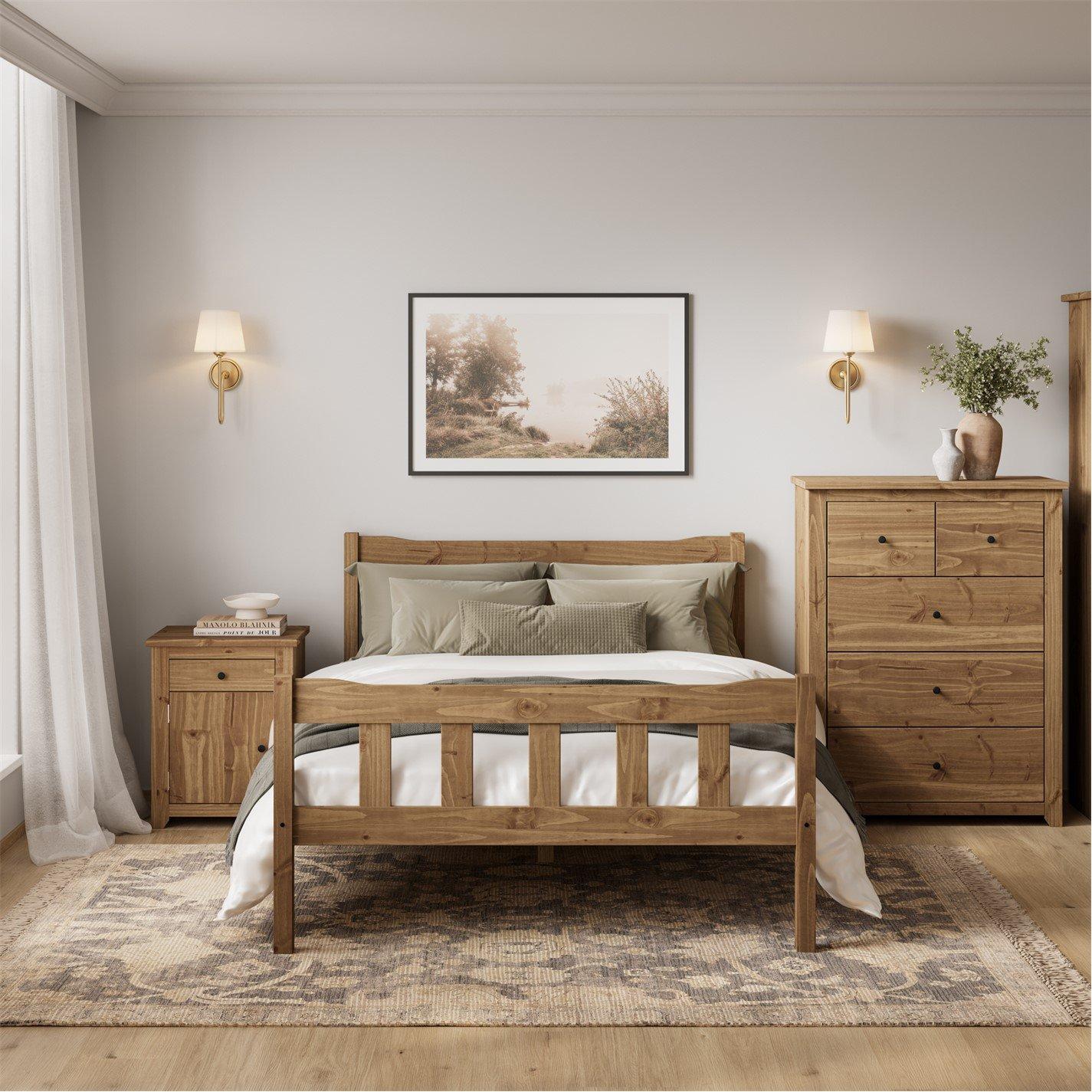 Lpd  Havana Bed - Pine - King
