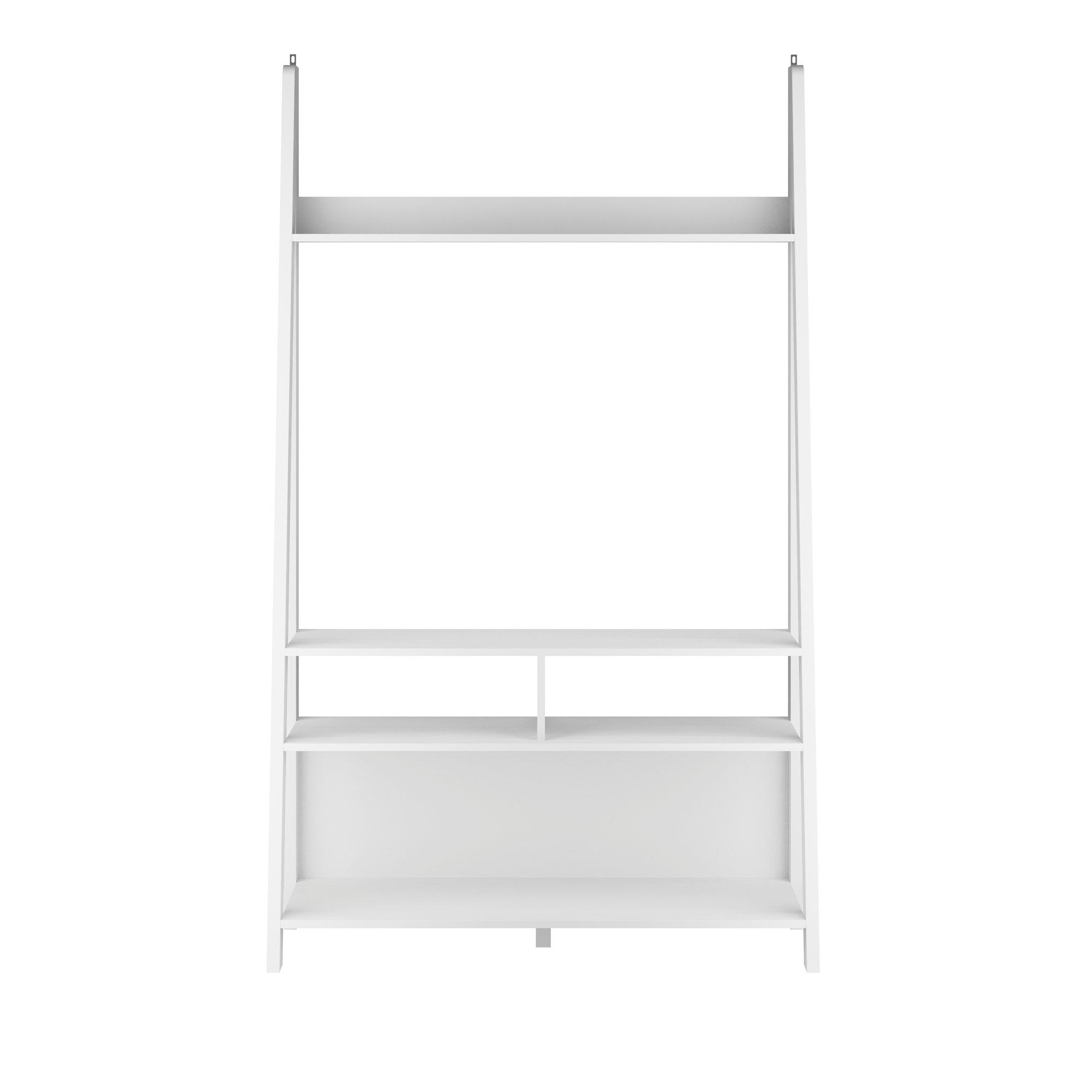 White - LPD - Tiva Ladder TV Unit