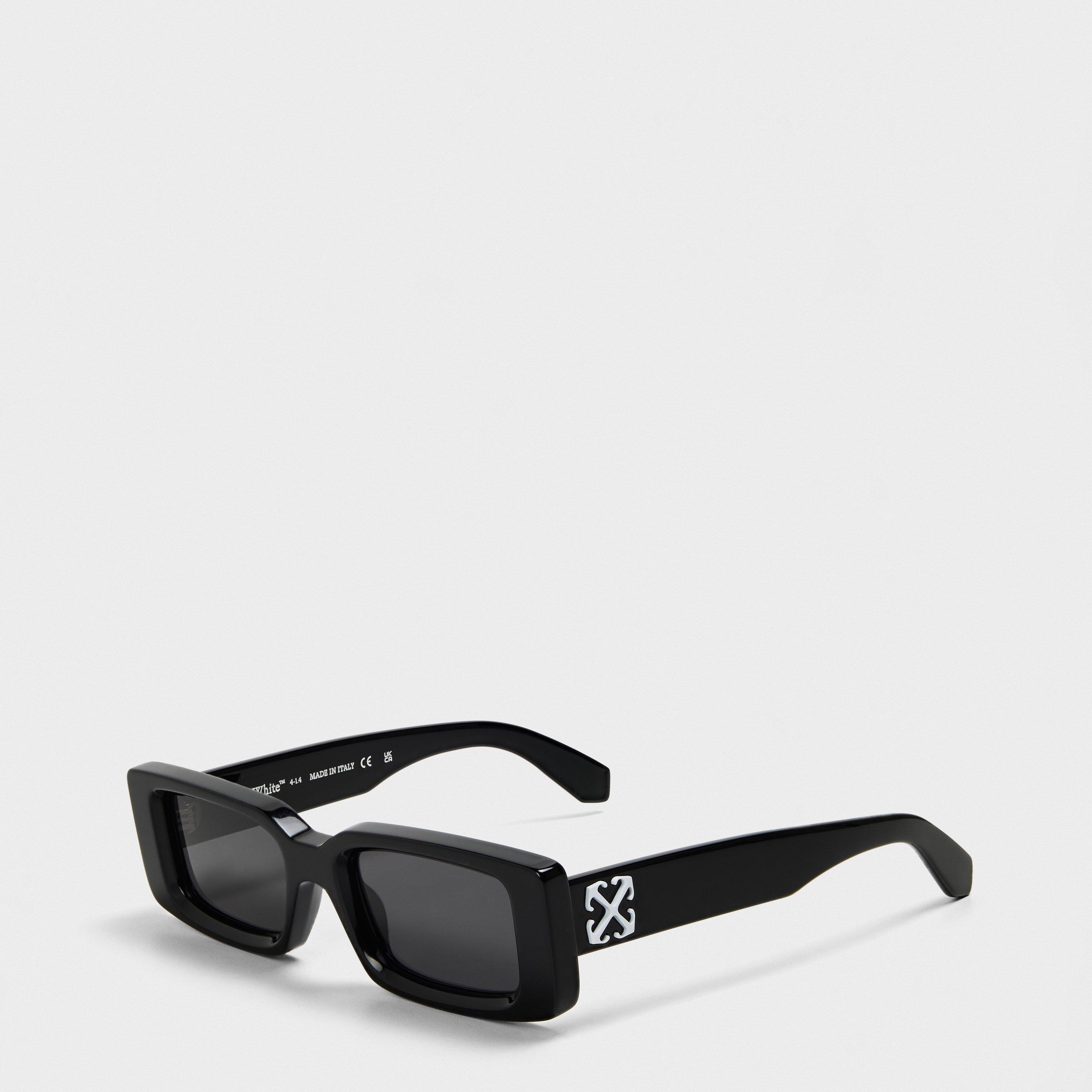 Off White Men's - Uv Protection Rectangle Sunglasses - Black/Grey