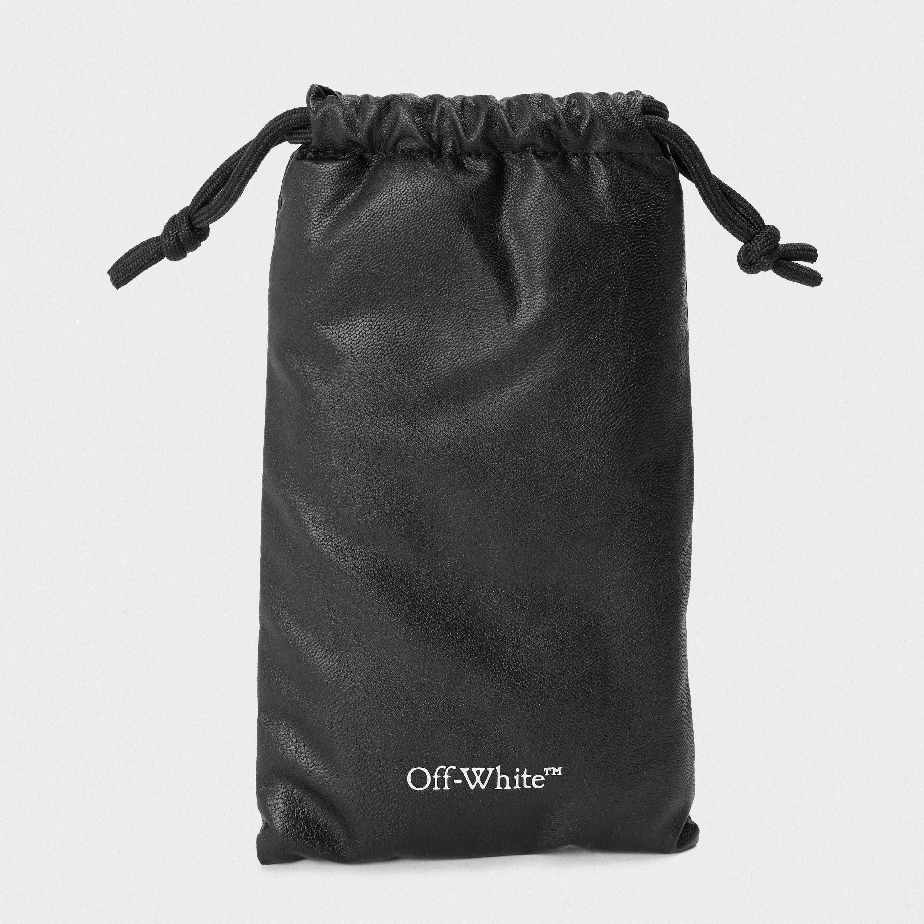 Black/Grey - Off White - Men's Rectangle Sunglasses - 4