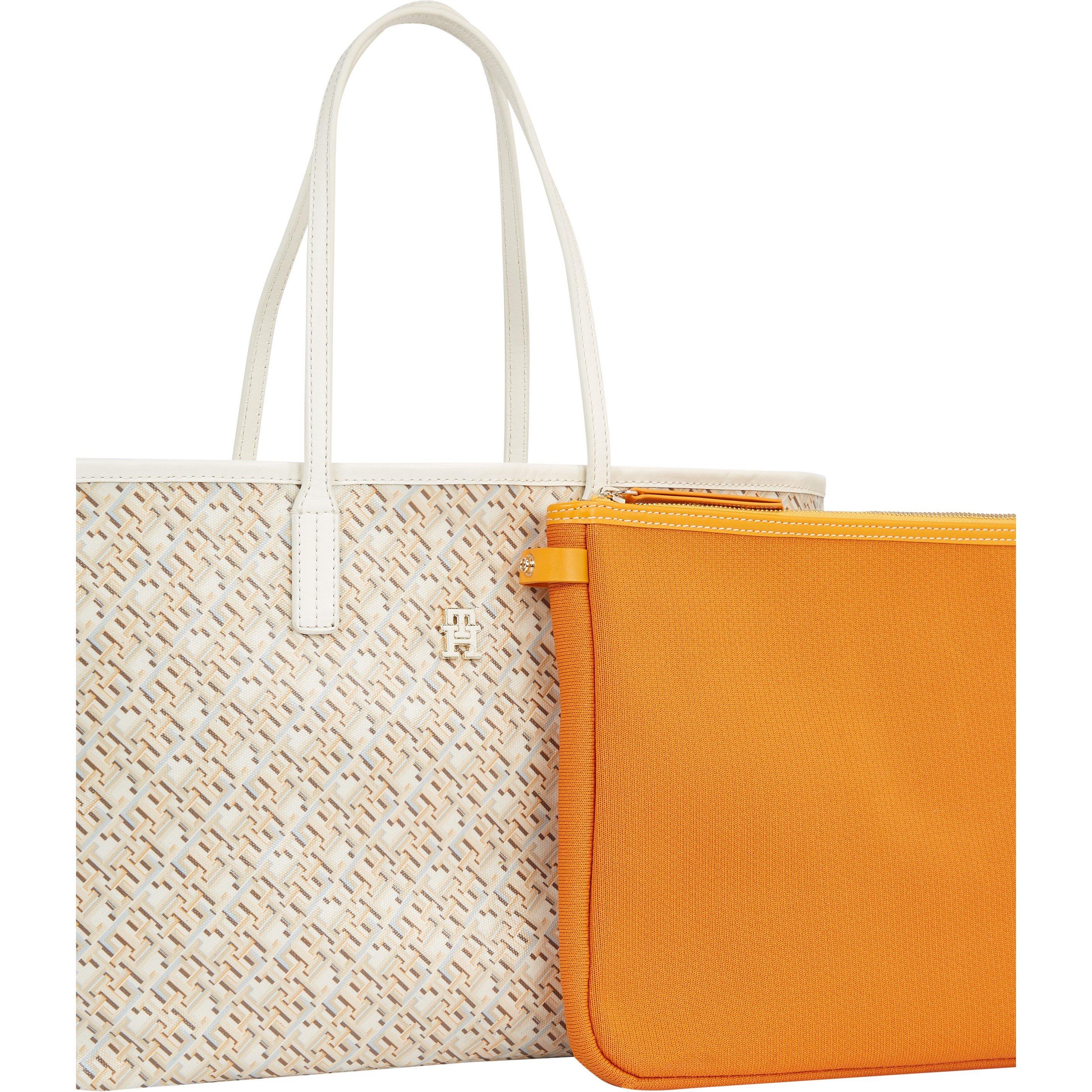 Neutral - Tommy Hilfiger - Removable Laptop Pouch Tote Bag - 3