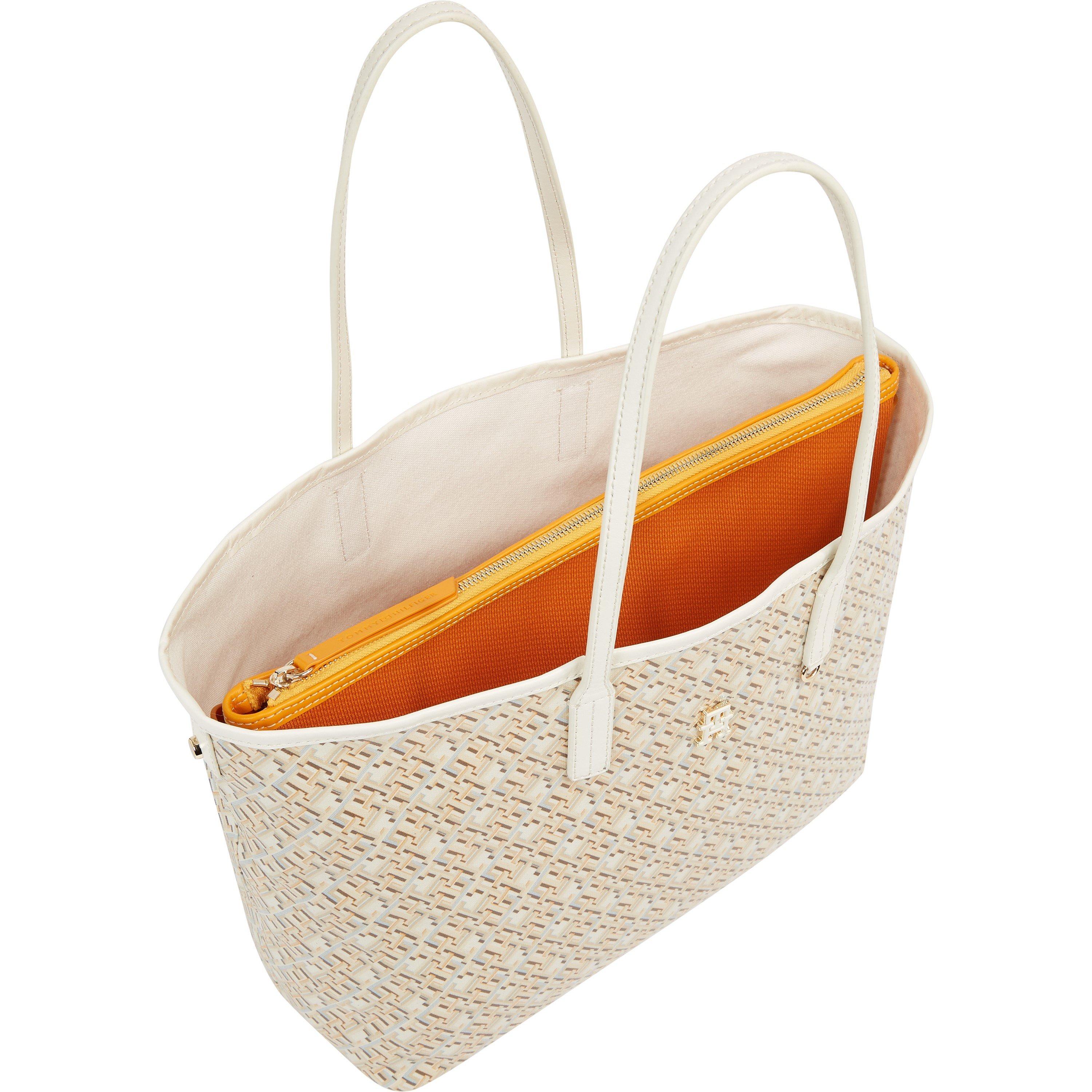 Neutral - Tommy Hilfiger - Removable Laptop Pouch Tote Bag - 4