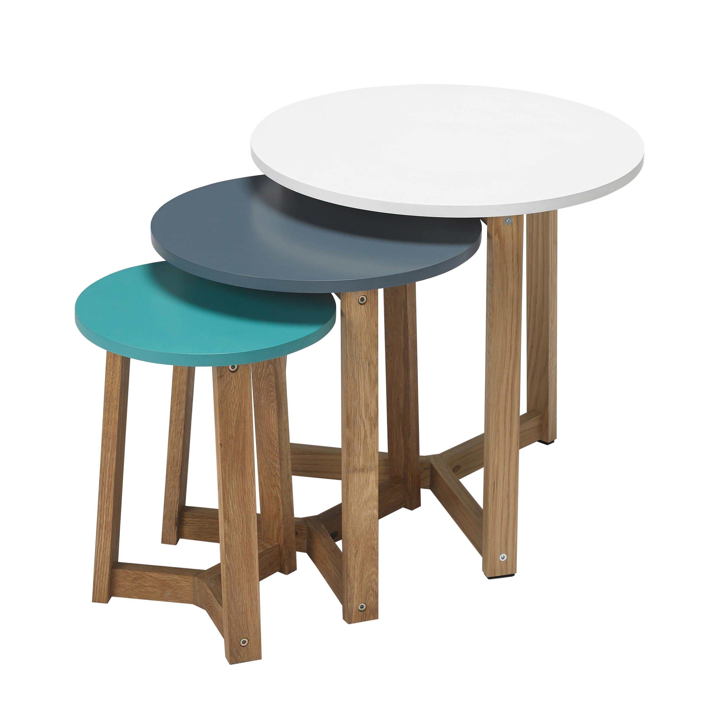 Oak - LPD - Jasper Nest Of Tables - 3