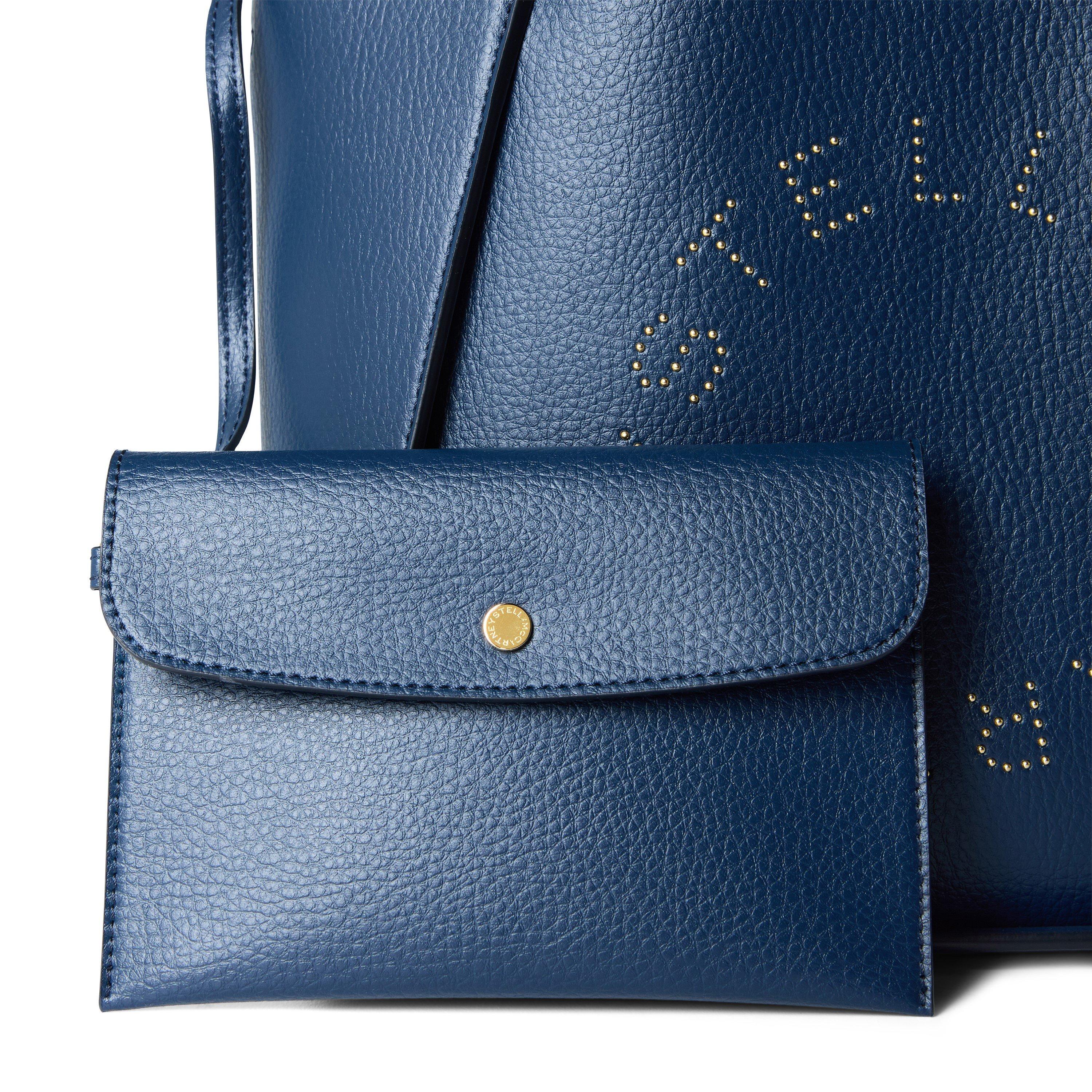 Navy - Stella McCartney - Stella LG Tote Studs Ld63 - 3