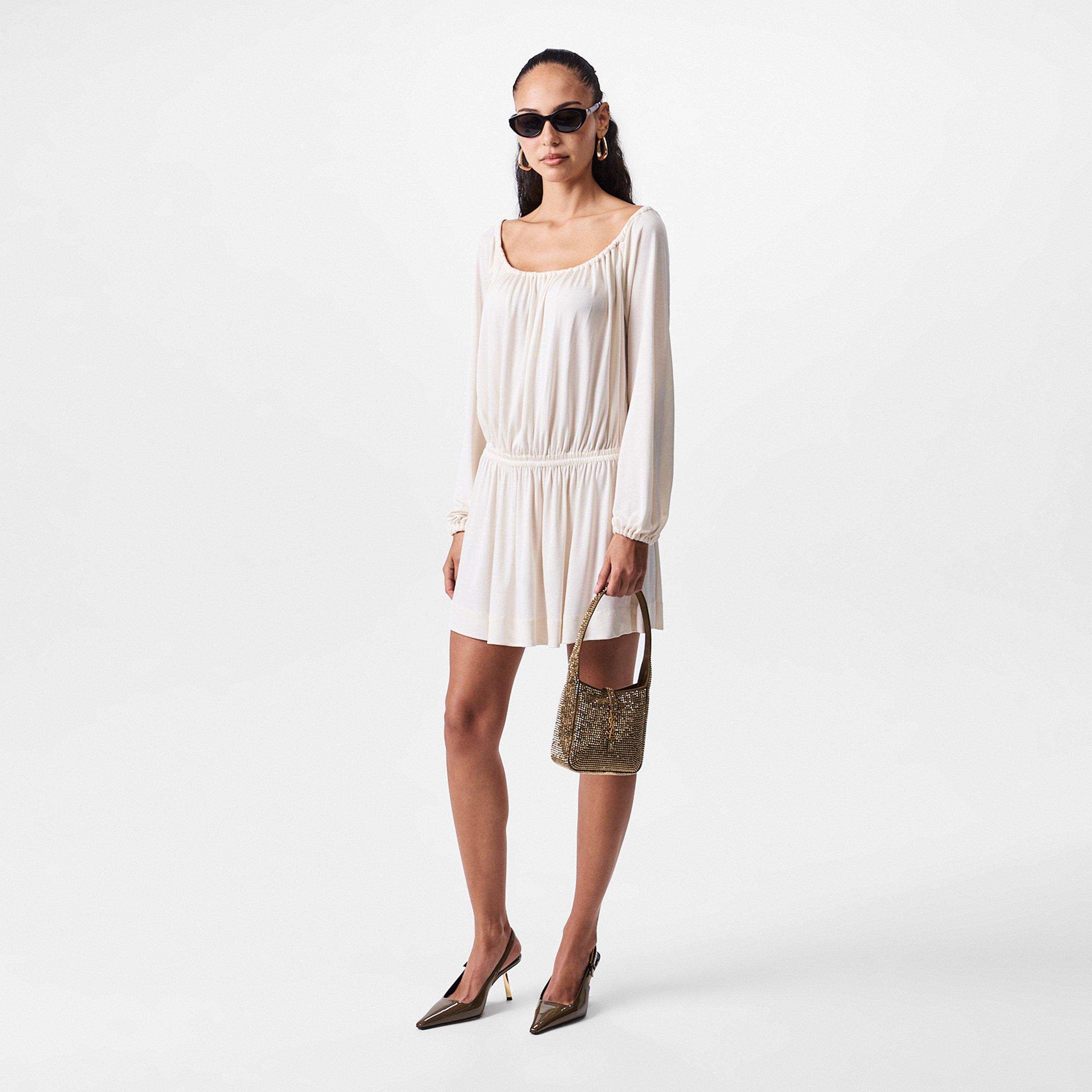 Havana - Saint Laurent - Le 5 À 7 Mini Embellished Shoulder Bag - 5