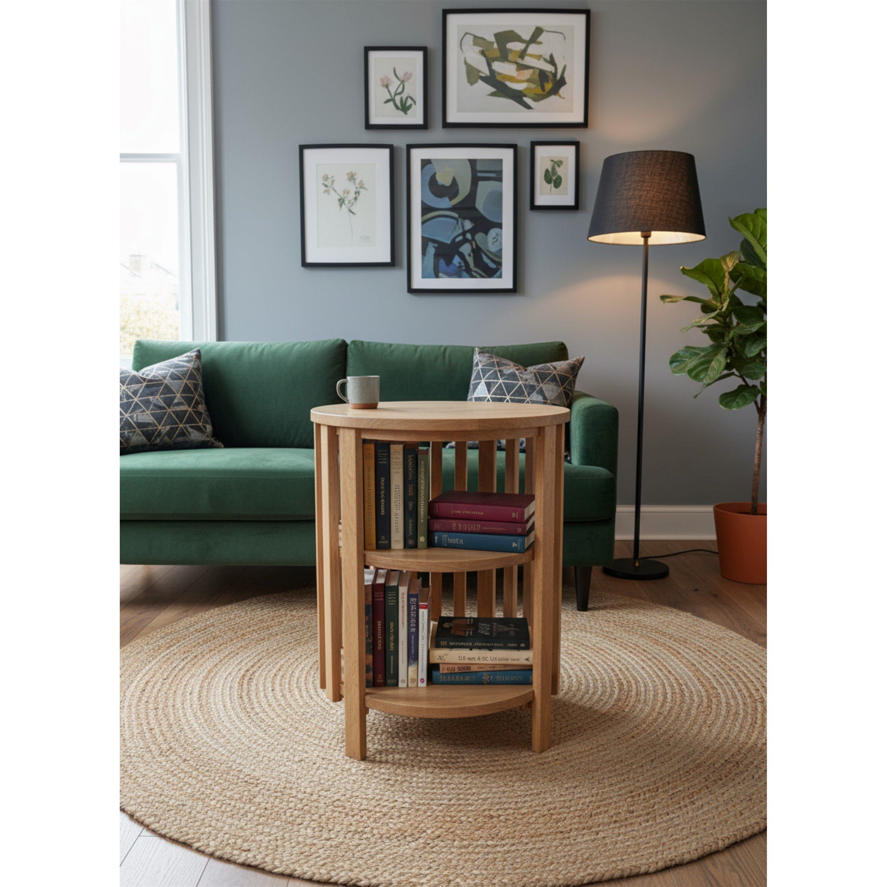 Oak - Greenhurst - Slatted Birdcage Slatted Table - 2