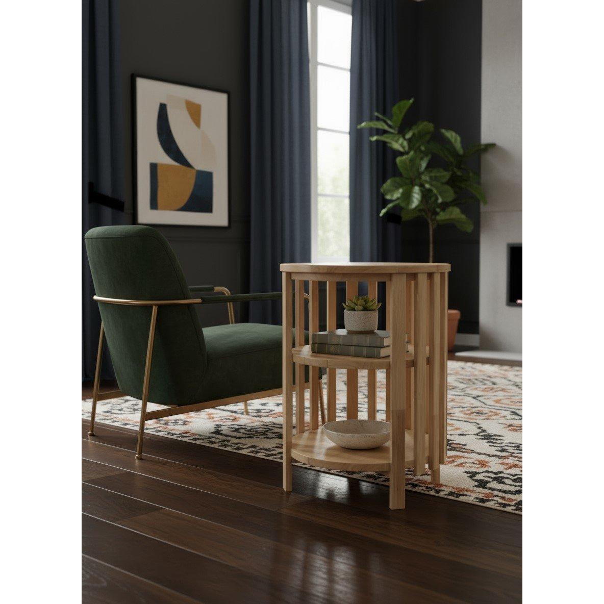 Oak - Greenhurst - Slatted Birdcage Slatted Table - 7