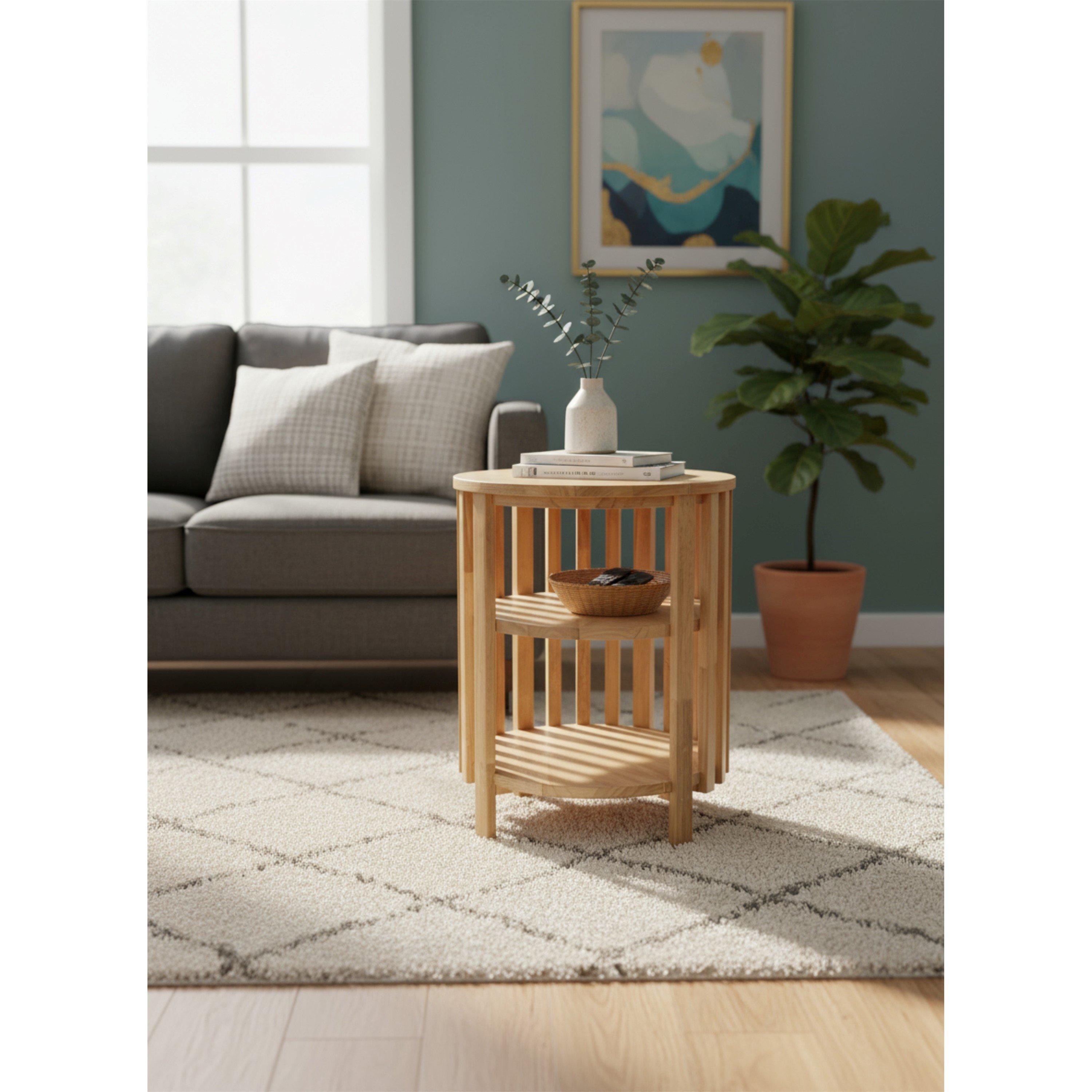 Oak - Greenhurst - Slatted Birdcage Slatted Table - 8
