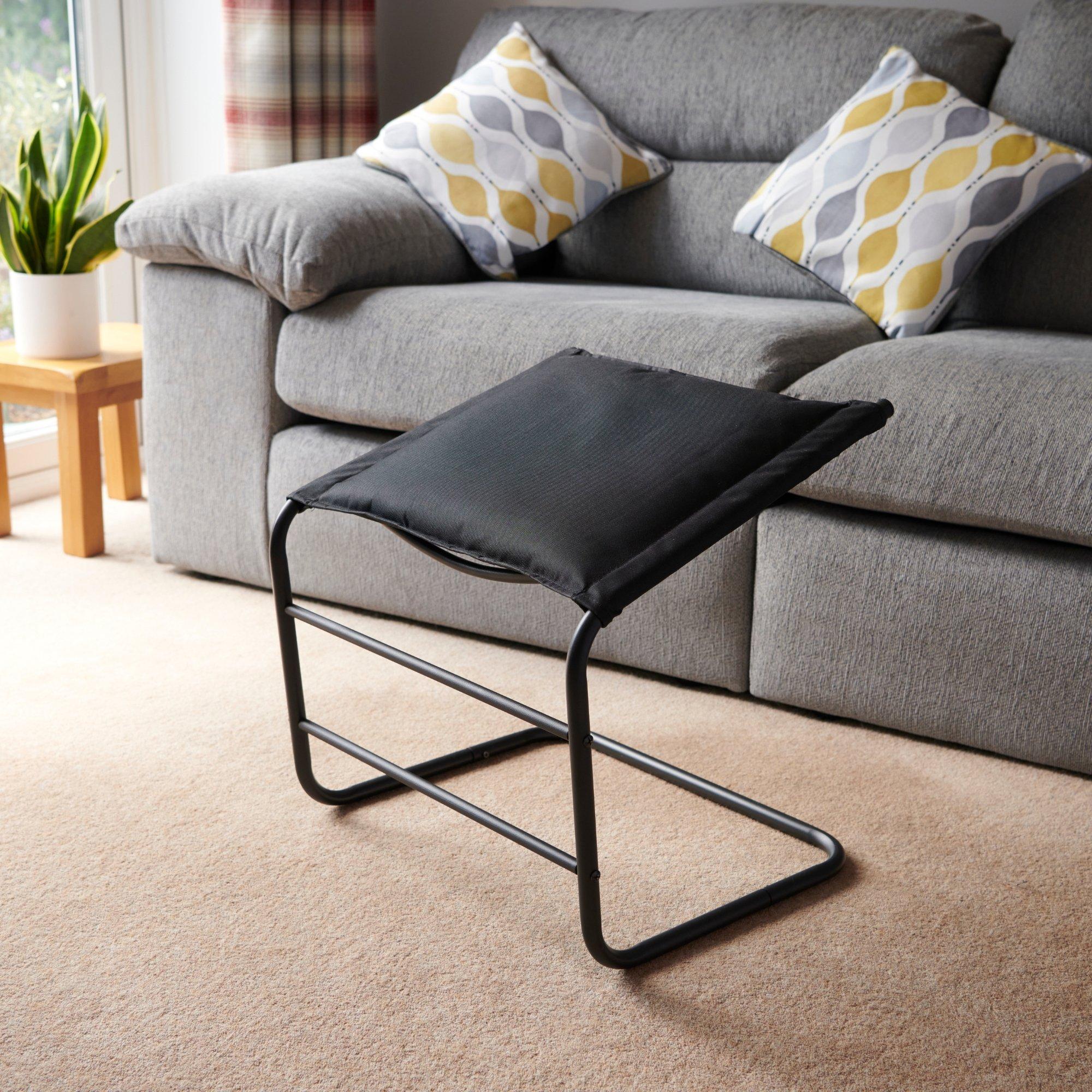 Greenhurst Supportive Leg Rest with Black Frame