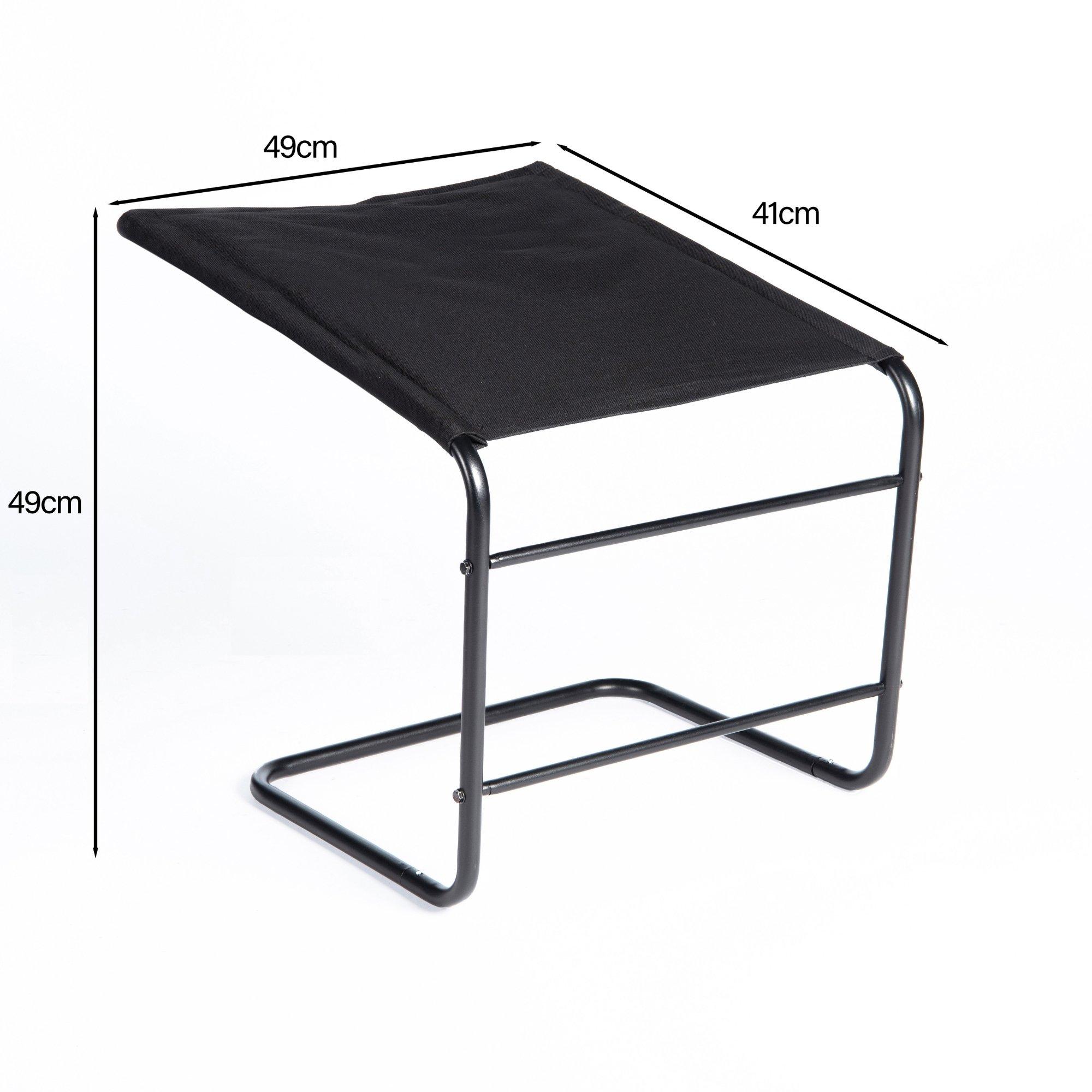 Black - Greenhurst - Supportive Leg Rest with Black Frame - 6