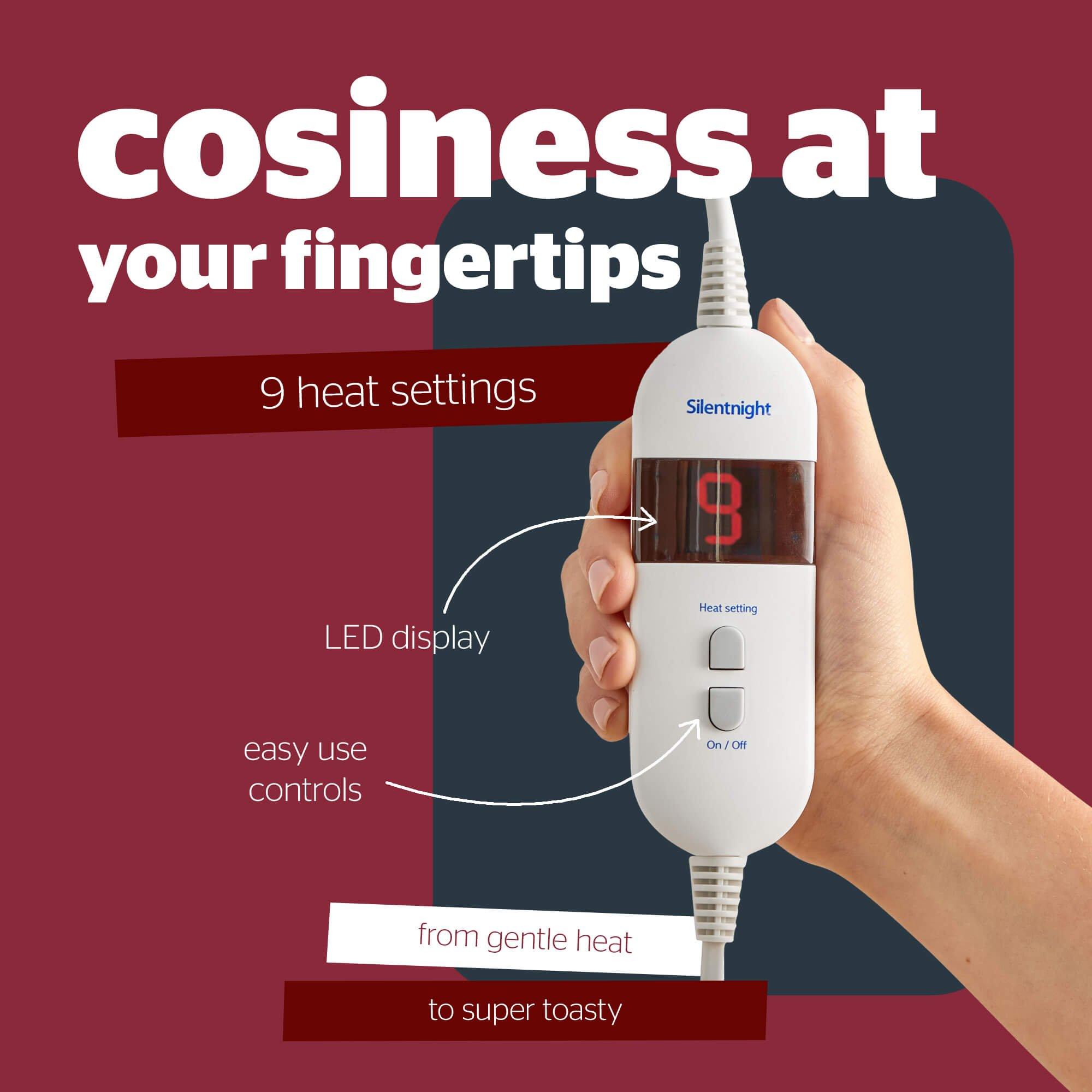 Green - Silentnight - SILENTNIGHT LUXURY RIBBED FAUX FUR HEATED THROW - 4