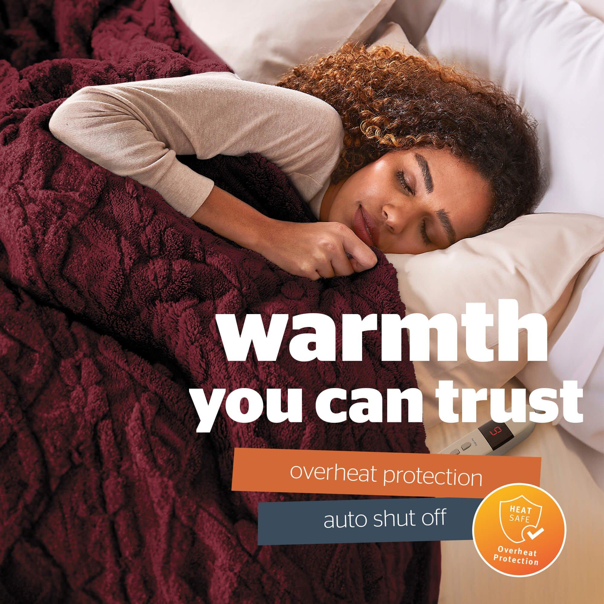 Berry - Silentnight - SILENTNIGHT LUXURY SUPER COSY HEATED THROW - 4