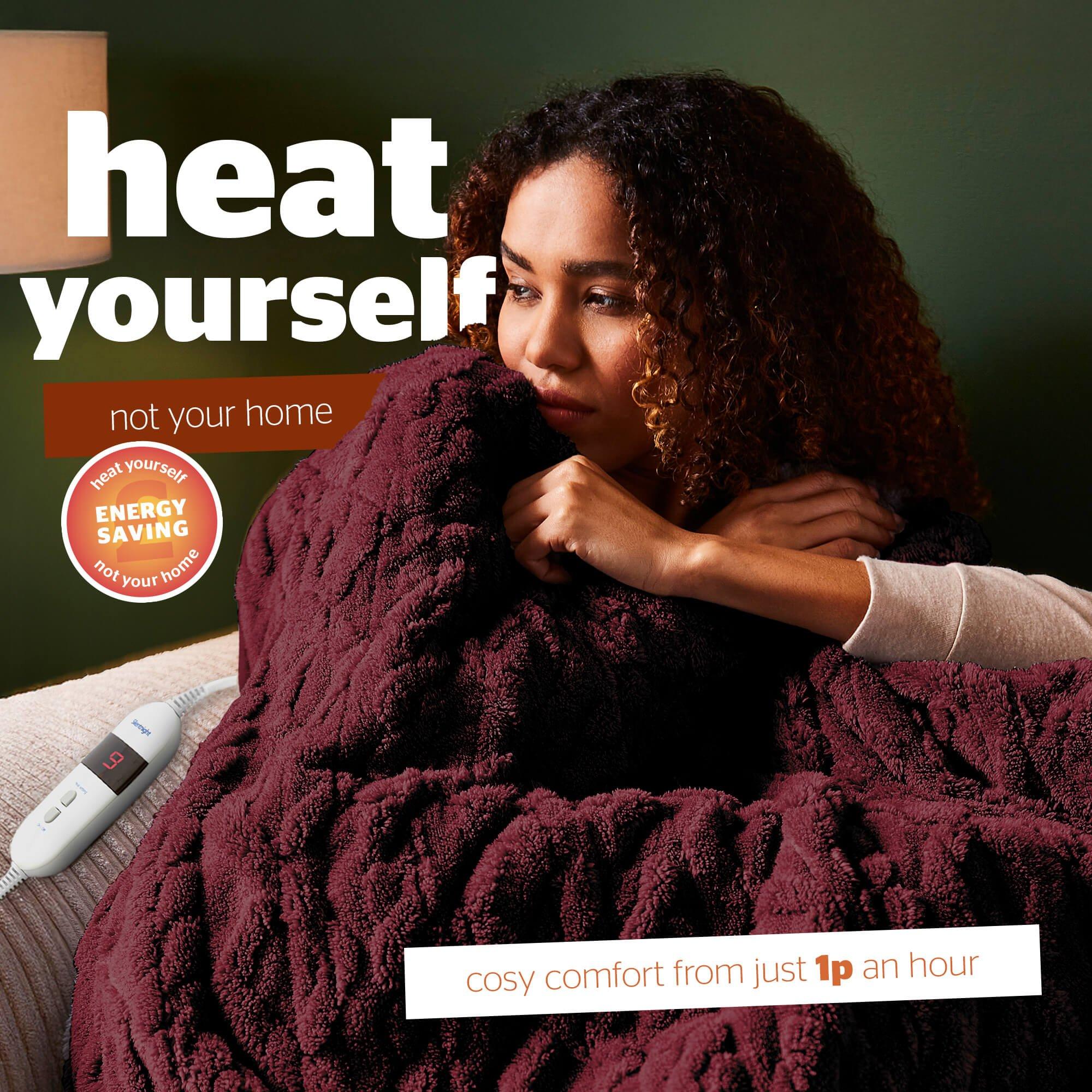 Berry - Silentnight - SILENTNIGHT LUXURY SUPER COSY HEATED THROW - 5