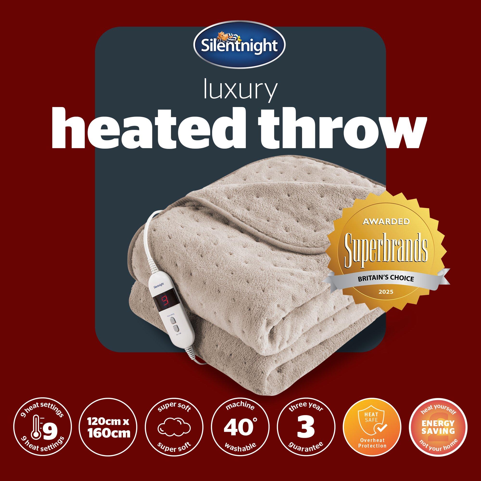 Natural - Silentnight - Luxury Heated Throw - 3