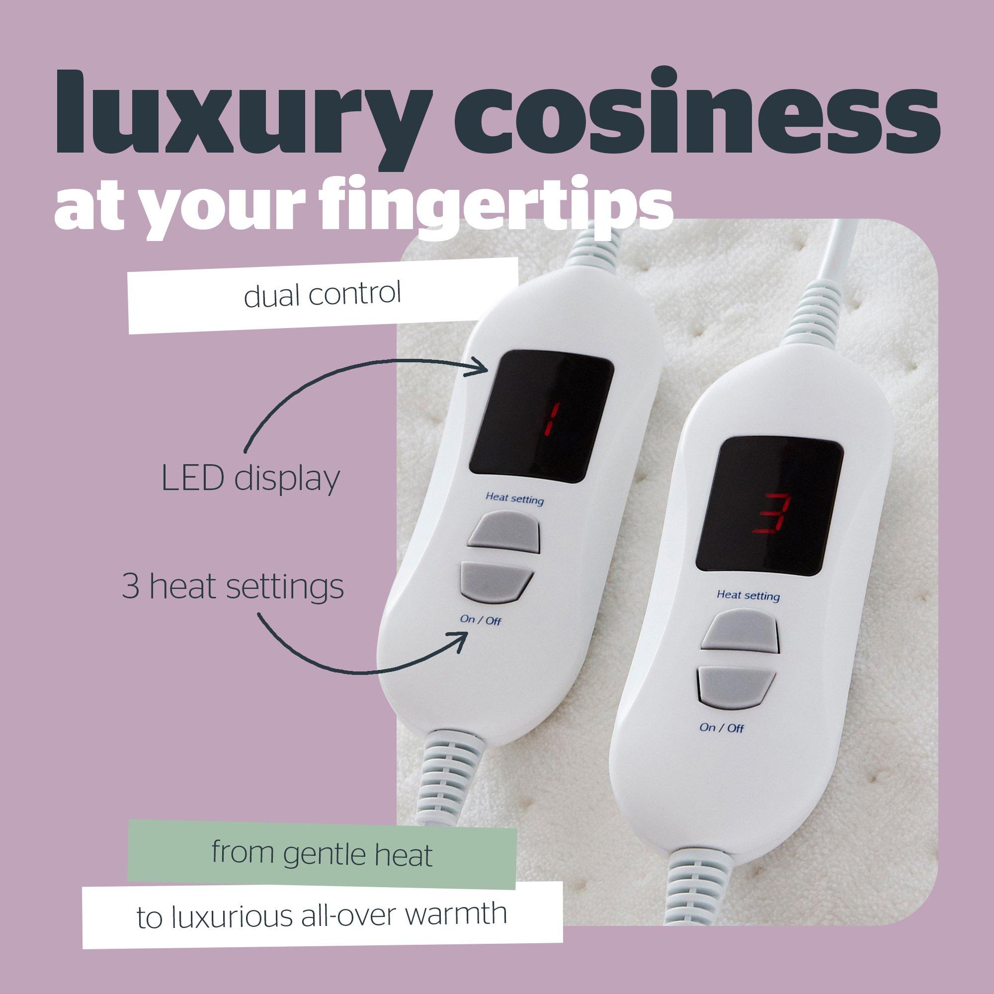 White - Silentnight - Hotel Collection Electric Blanket - 3