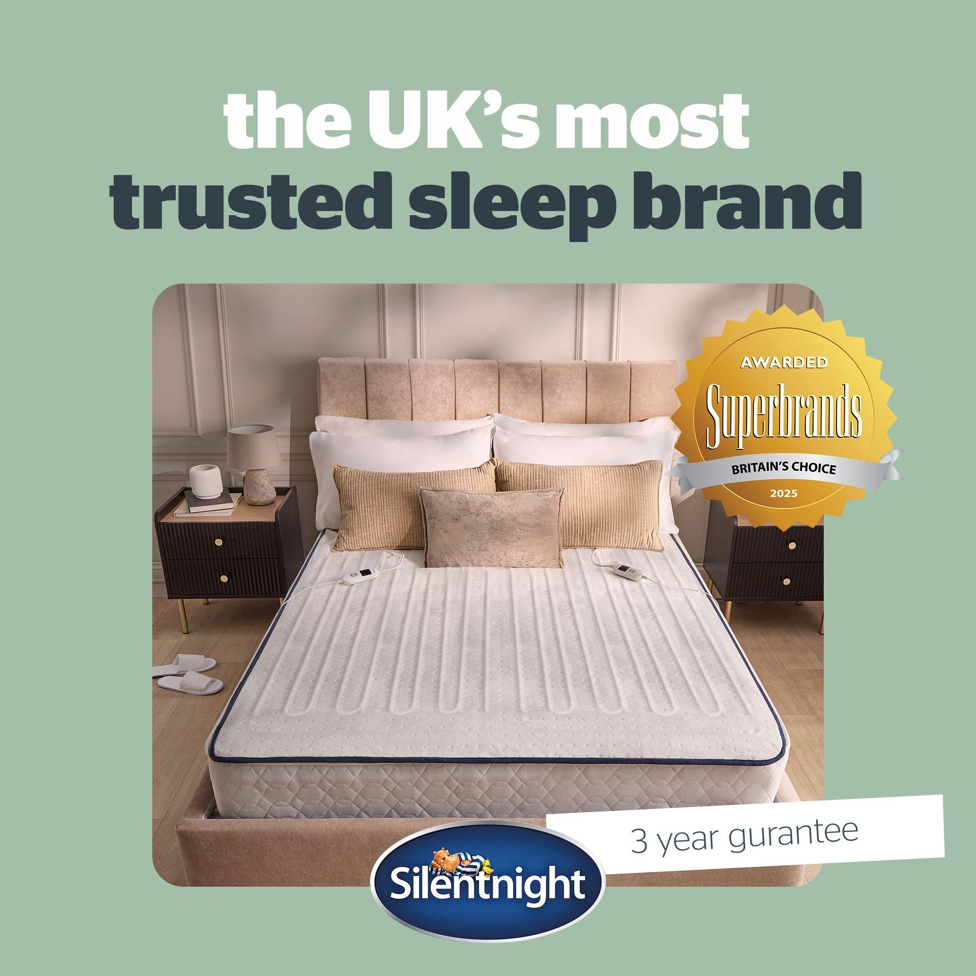 White - Silentnight - Hotel Collection Electric Blanket - 8