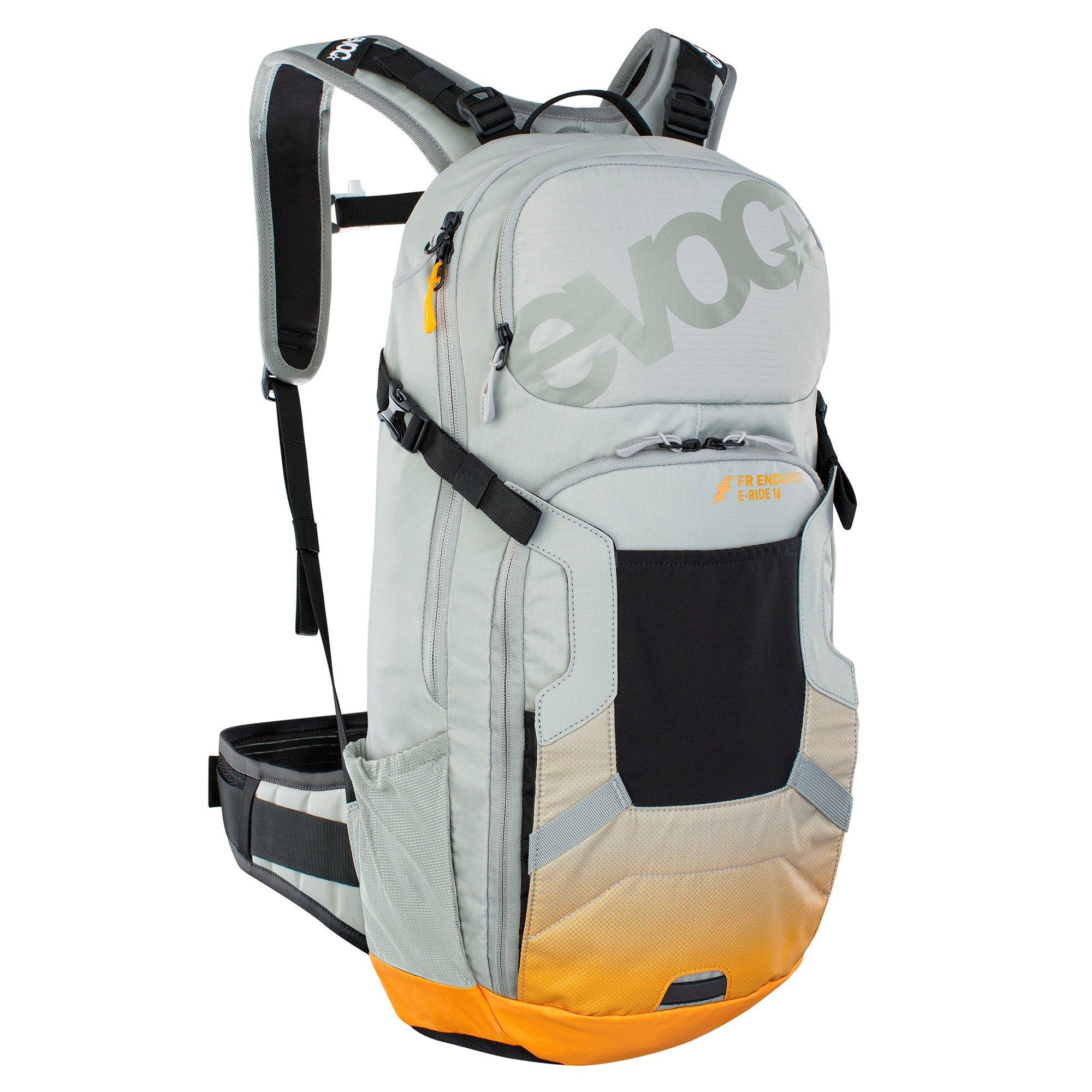 Evoc  Fr Enduro E-Ride Protector Backpack - Stone/Bright Or - M/L