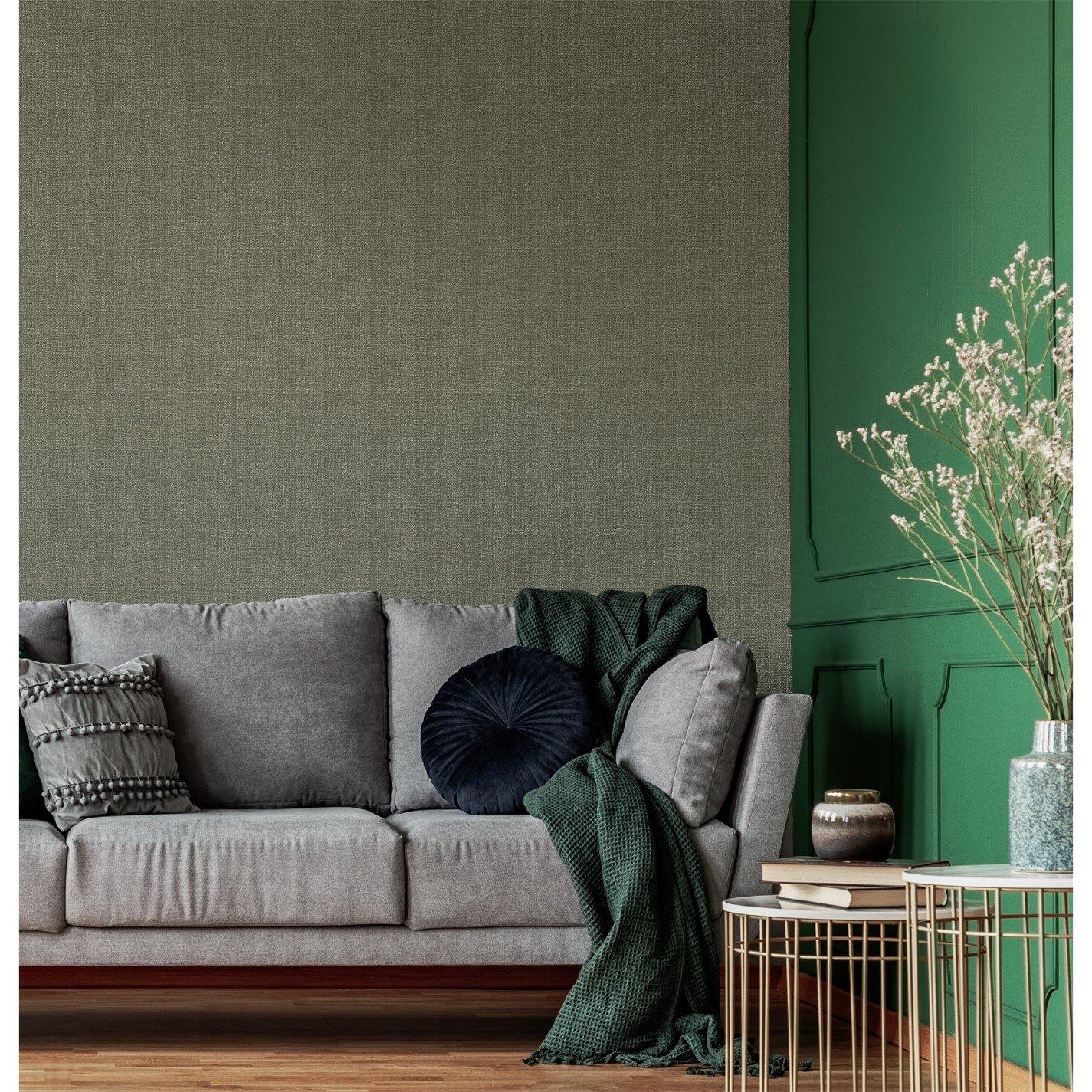 Boutique  Breeze Texture Shimmer Wallpaper Green