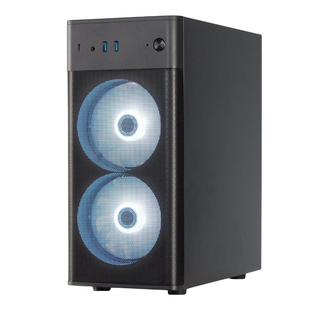 Noir - Medion - Erazer Recon P40 Gaming Desktop Intel Core i5 14400 RTX 5060 16GB RAM 1TB SSD Win 11 Home - 2