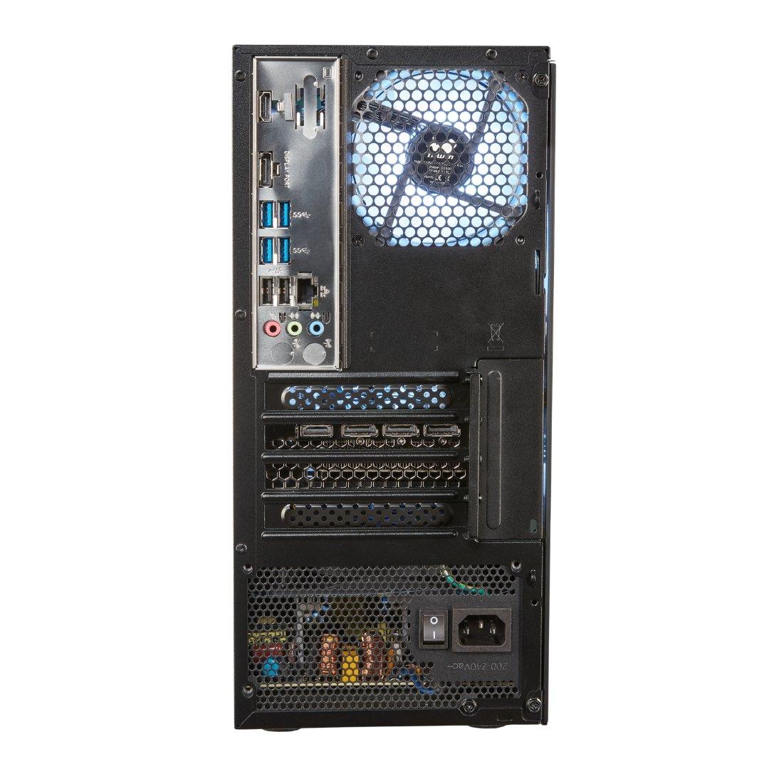 Noir - Medion - Erazer Recon P40 Gaming Desktop Intel Core i5 14400 RTX 5060 16GB RAM 1TB SSD Win 11 Home - 3