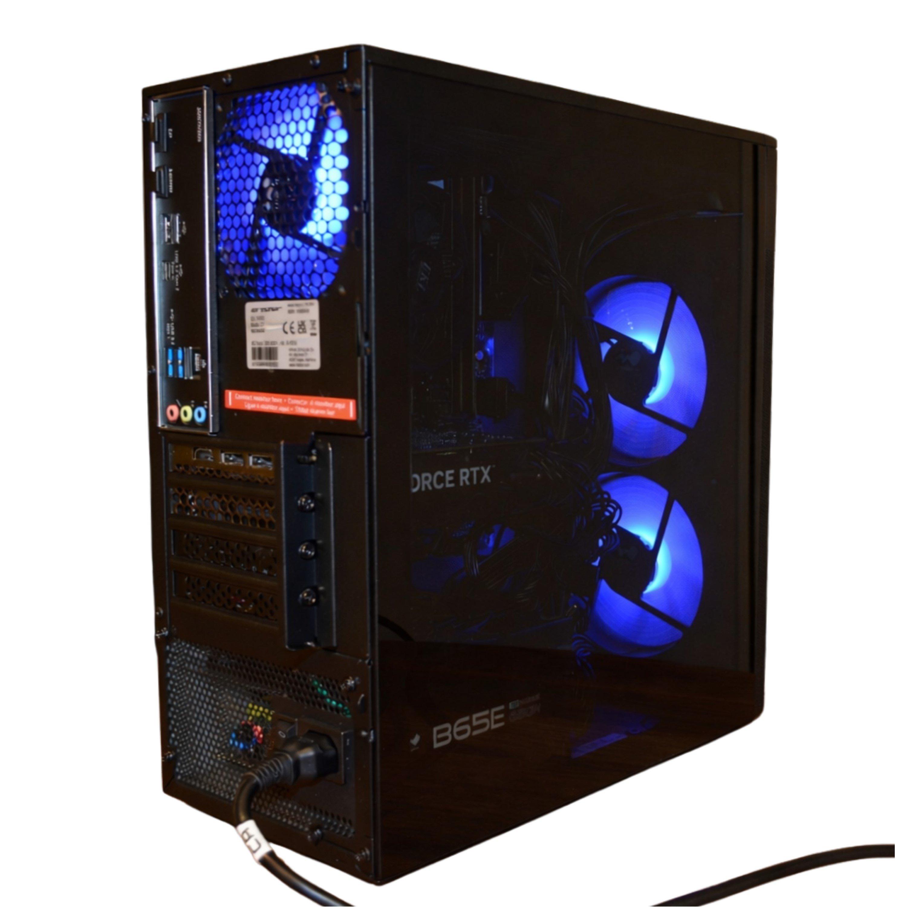 Schwarz - Medion - Erazer Recon P40 Gaming Desktop Intel Core i5 14400 RTX 5060 16GB RAM 1TB SSD Win 11 Home - 8