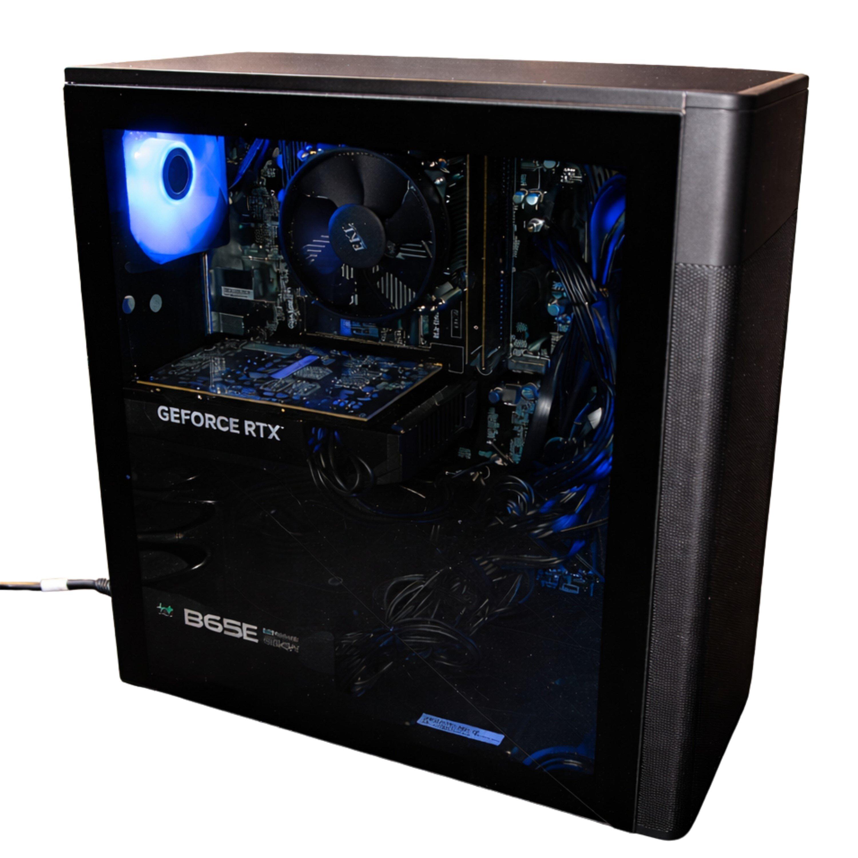 Schwarz - Medion - Erazer Recon P40 Gaming Desktop Intel Core i5 14400 RTX 5060 16GB RAM 1TB SSD Win 11 Home - 9