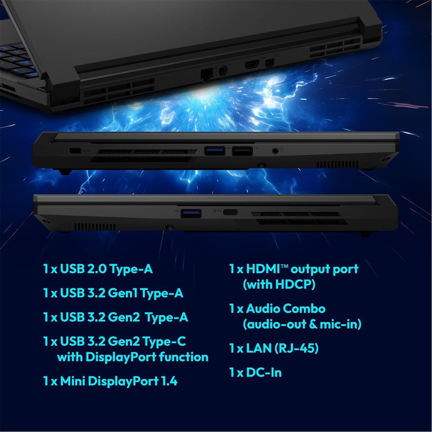 Crna - Medion - Medion Erazer Deputy 15 P1 Intel Core 7 250H 16GB DDR5 1TB RTX 5060 15.6 144Hz Gaming Laptop - 8