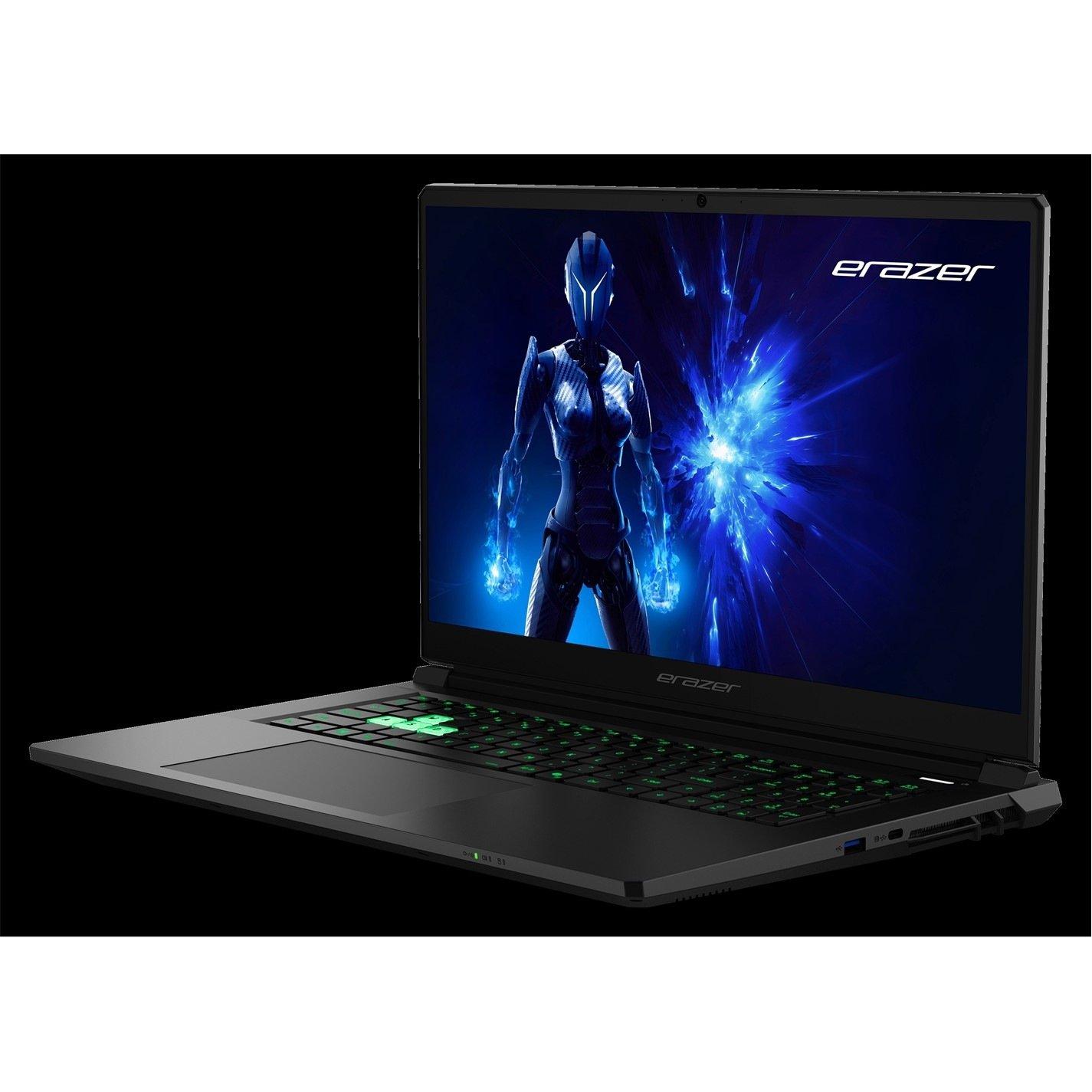 Sort - Medion - Erazer Defender 17 P1 17.3 Gaming Laptop Intel Core 7 240H RTX 5060 Win 11 Home - 3