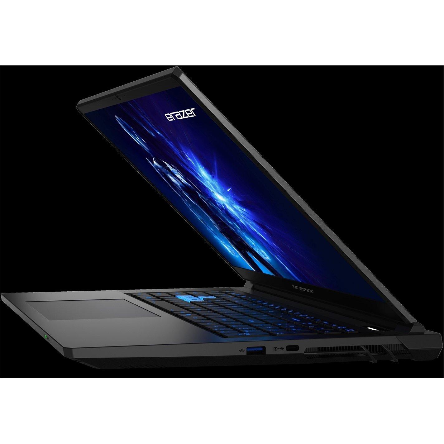 Sort - Medion - Erazer Defender 17 P1 17.3 Gaming Laptop Intel Core 7 240H RTX 5060 Win 11 Home - 5