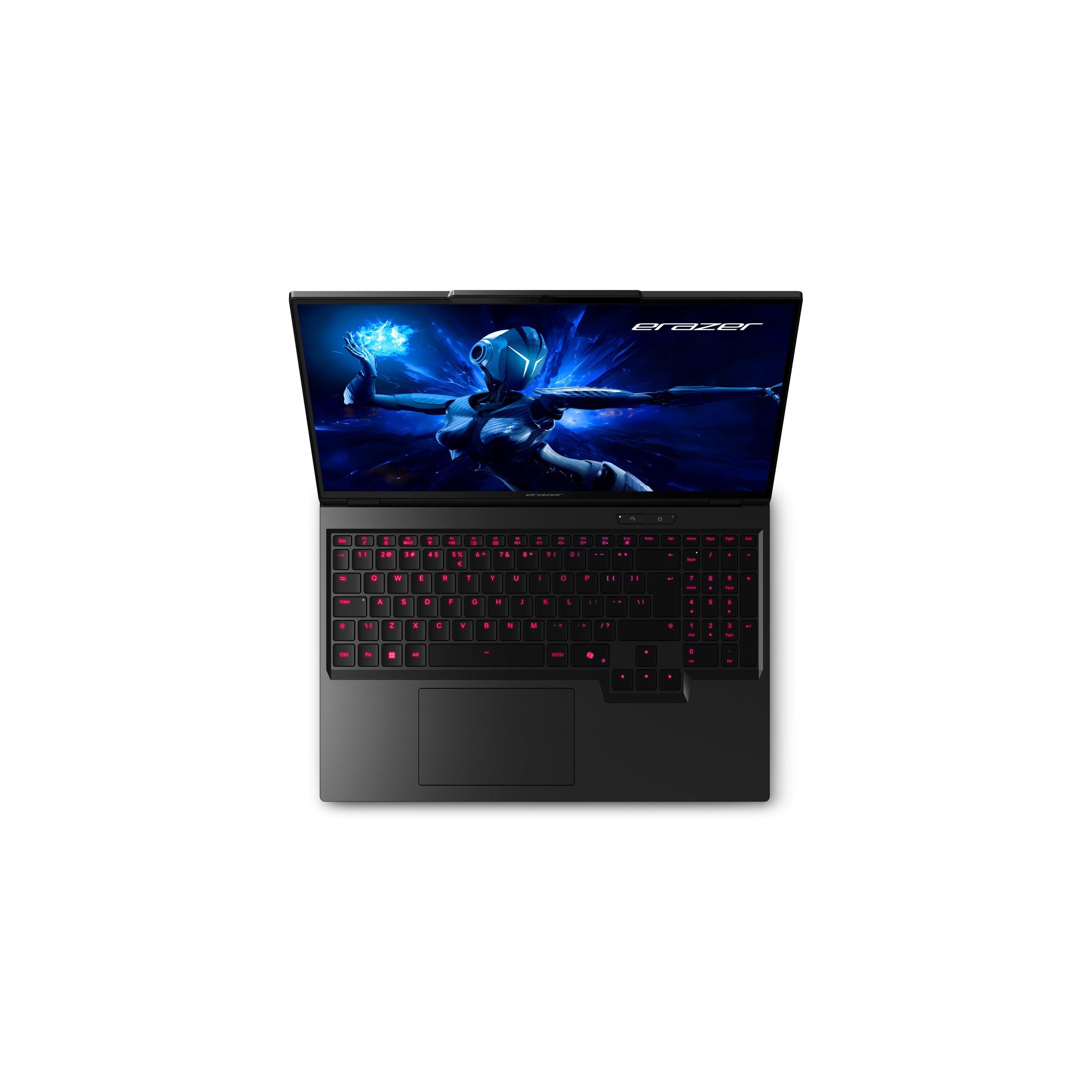 Sort - Medion - Erazer Beast 16 X1 Ultimate 16 Gaming Laptop Intel Core Ultra 9 275HX RTX 5080 Win 11 Home - 2