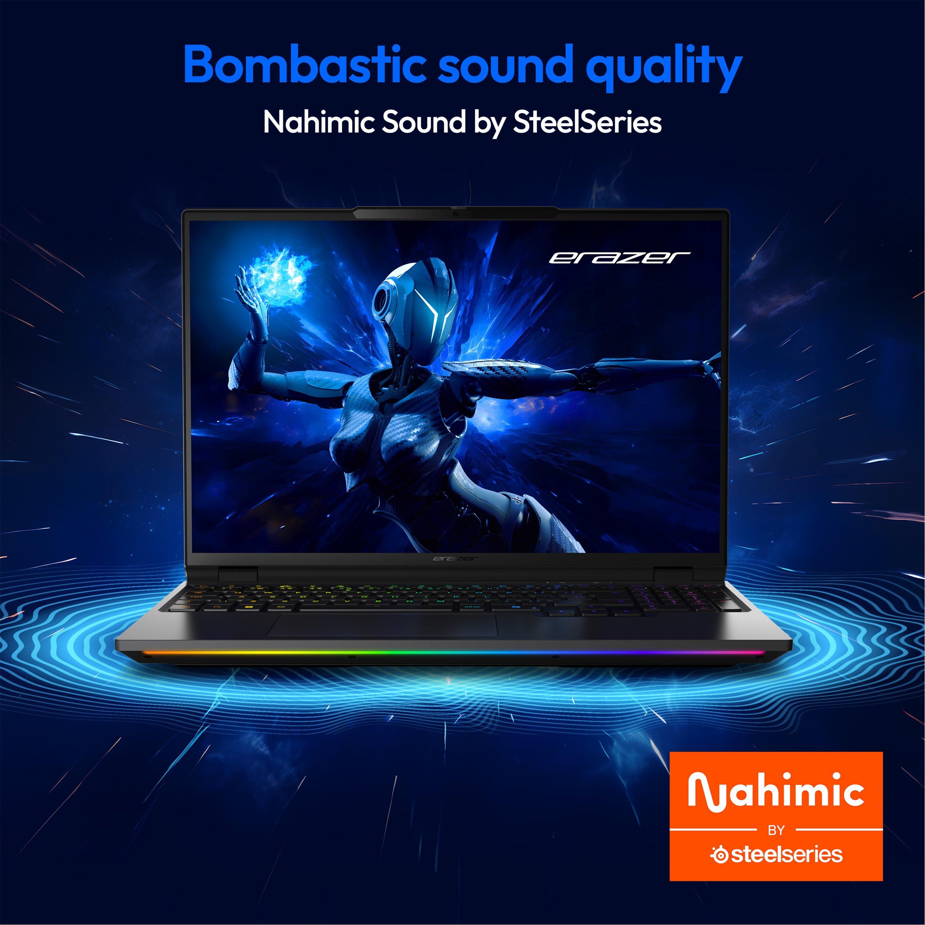 Sort - Medion - Erazer Beast 16 X1 Ultimate 16 Gaming Laptop Intel Core Ultra 9 275HX RTX 5080 Win 11 Home - 14