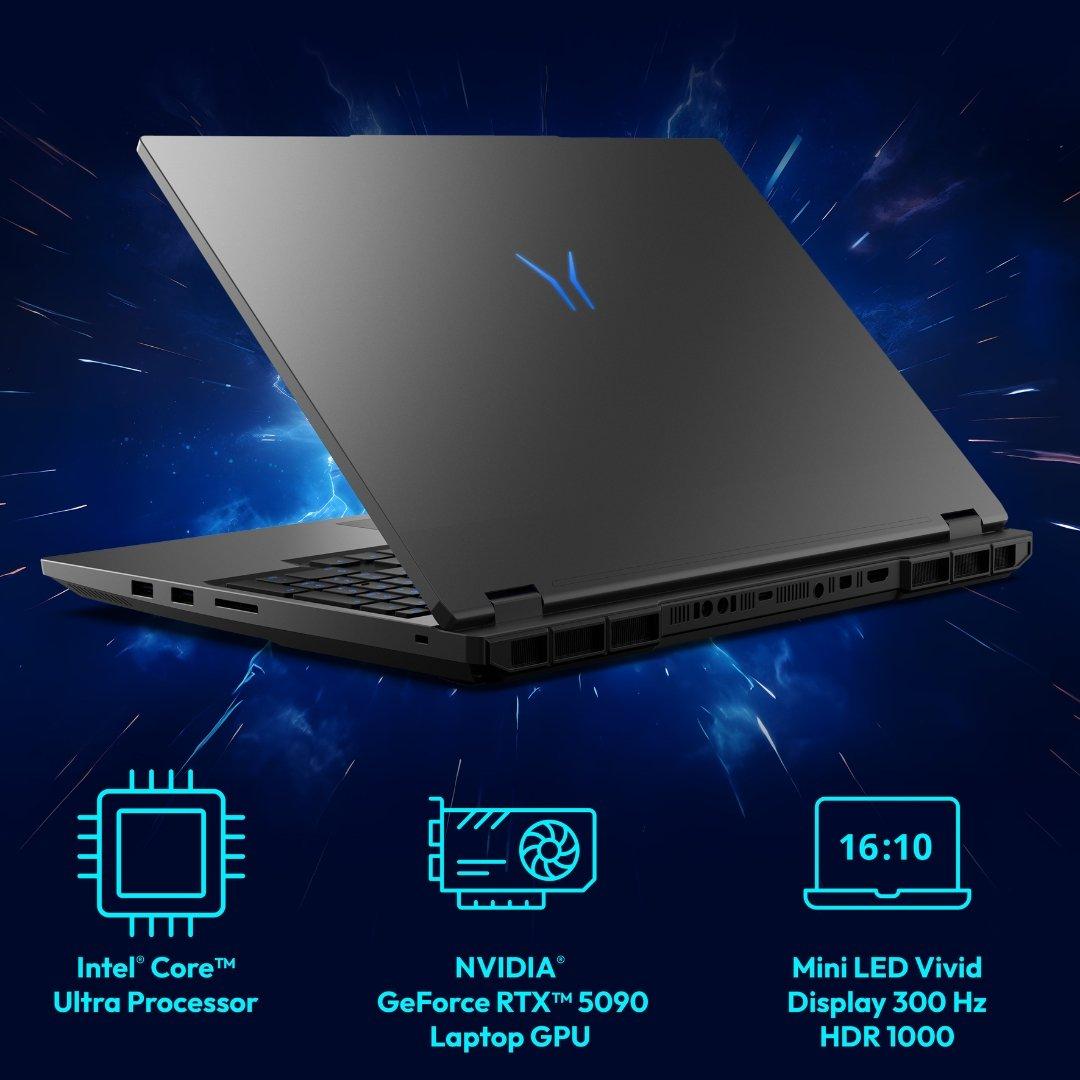 Black - Medion - Erazer Beast 16 X1 Ultimate 16 Gaming Laptop Intel Core Ultra 9 275HX RTX 5090 Win 11 Home - 15
