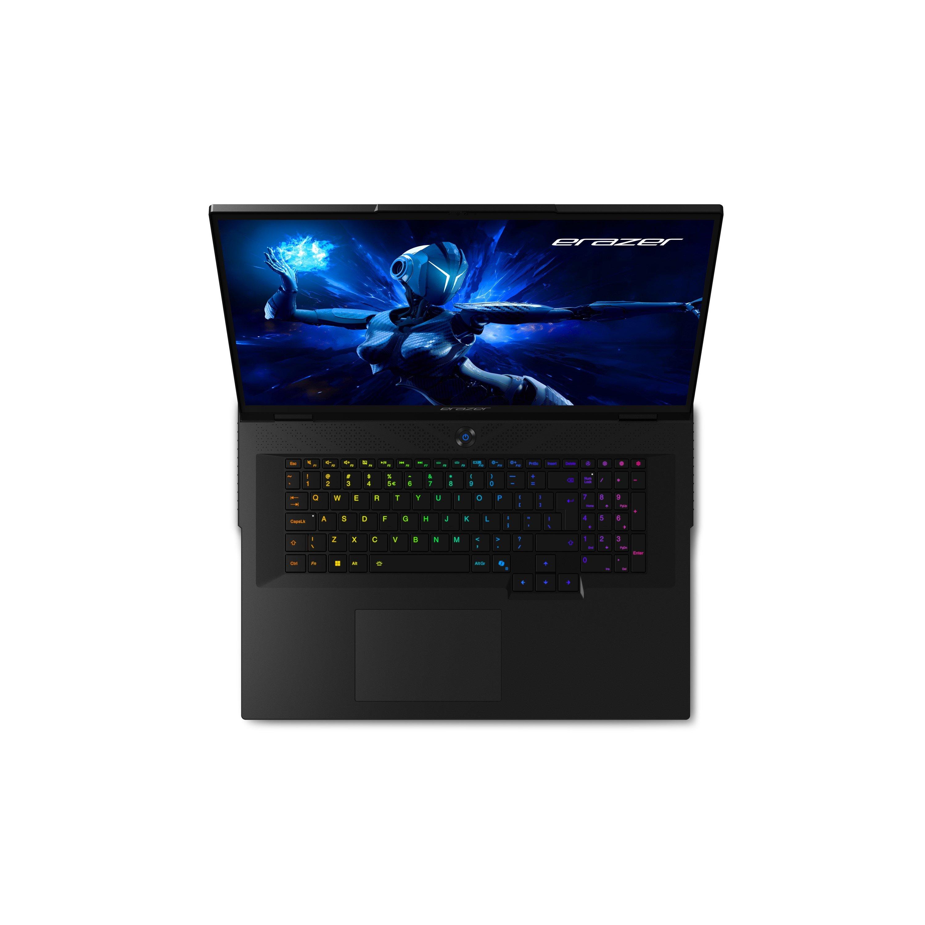 Schwarz - Medion - Erazer Beast 18 18 Gaming Laptop Intel Core Ultra 9 275HX RTX 5090 Win 11 Home - 11