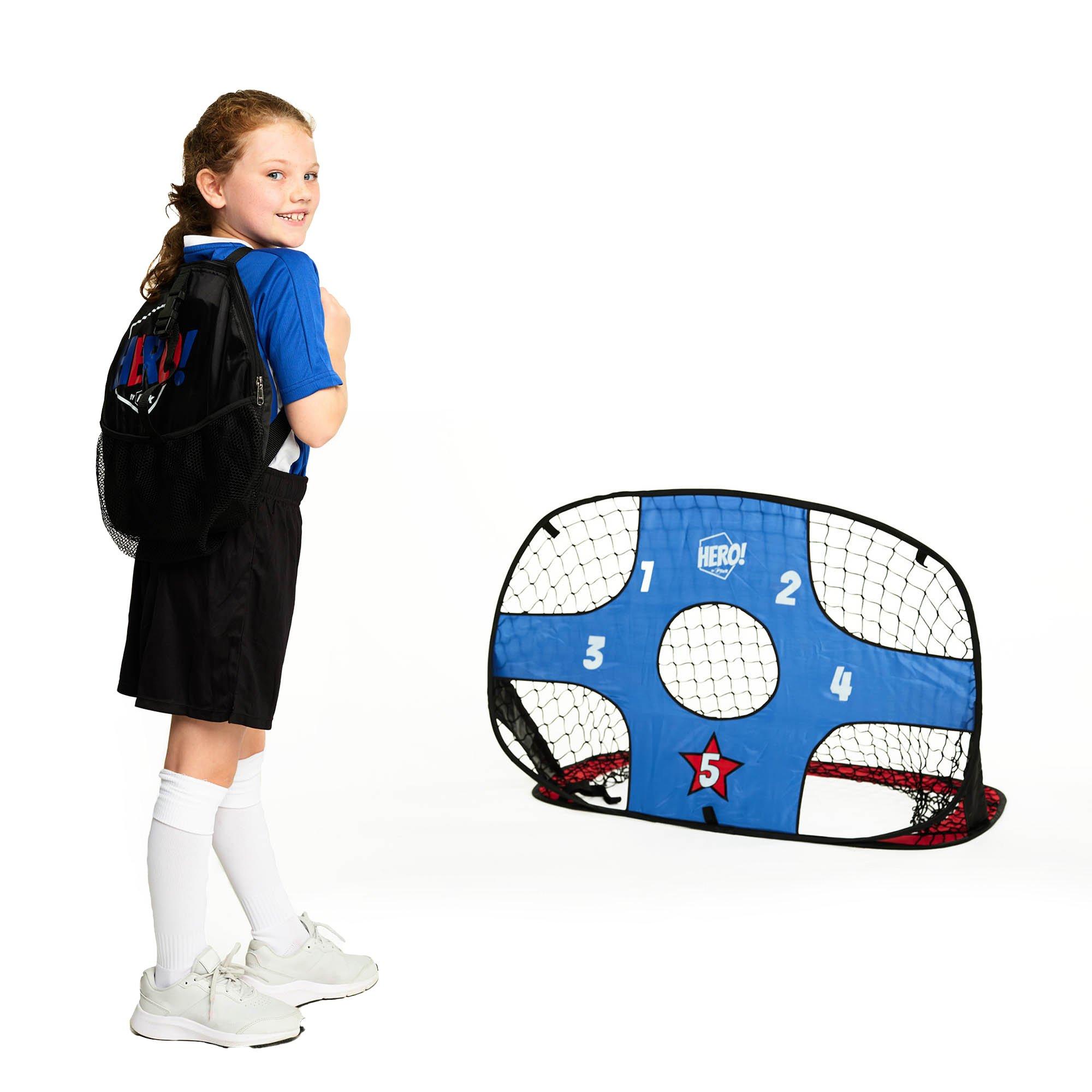 Black Blue & Re - Football Flick - Football Flick HERO! Strikers Goal Pack - 3