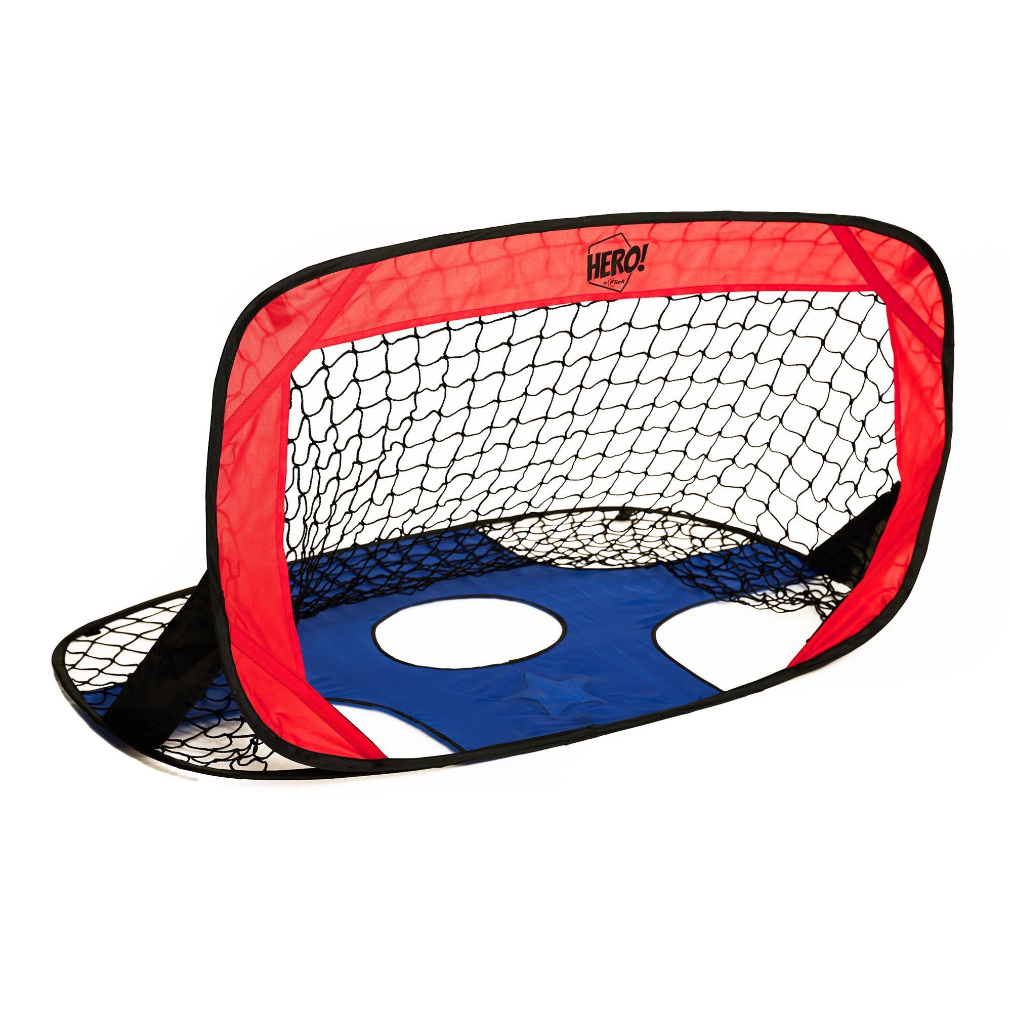 Black Blue & Re - Football Flick - Football Flick HERO! Strikers Goal Pack - 4