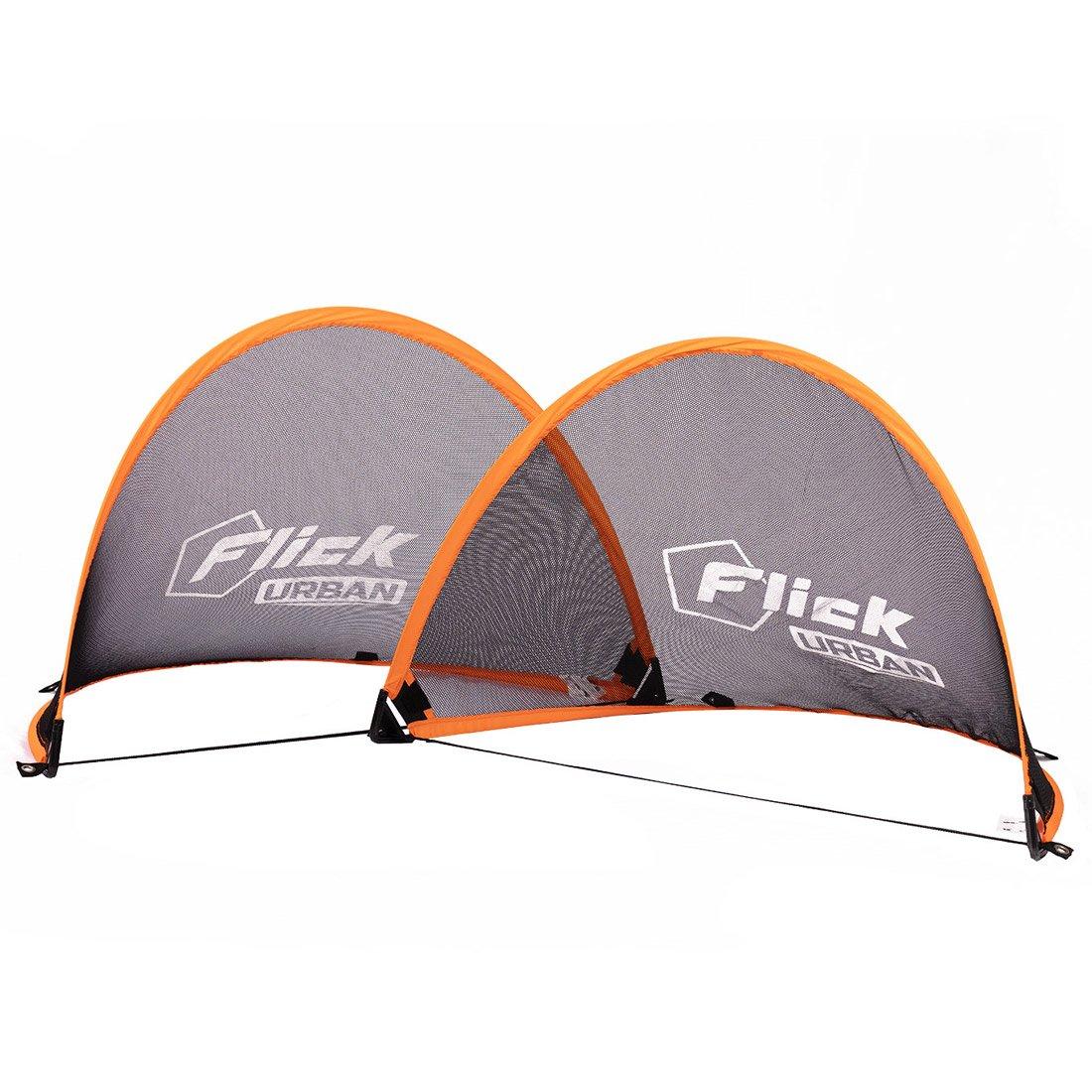 Black & Orange - Football Flick - Football Flick Urban 4ft Pop-Up Goals - 2