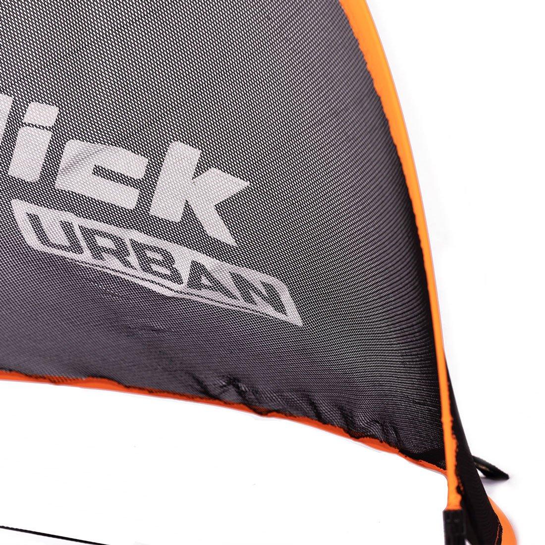 Black & Orange - Football Flick - Football Flick Urban 4ft Pop-Up Goals - 4