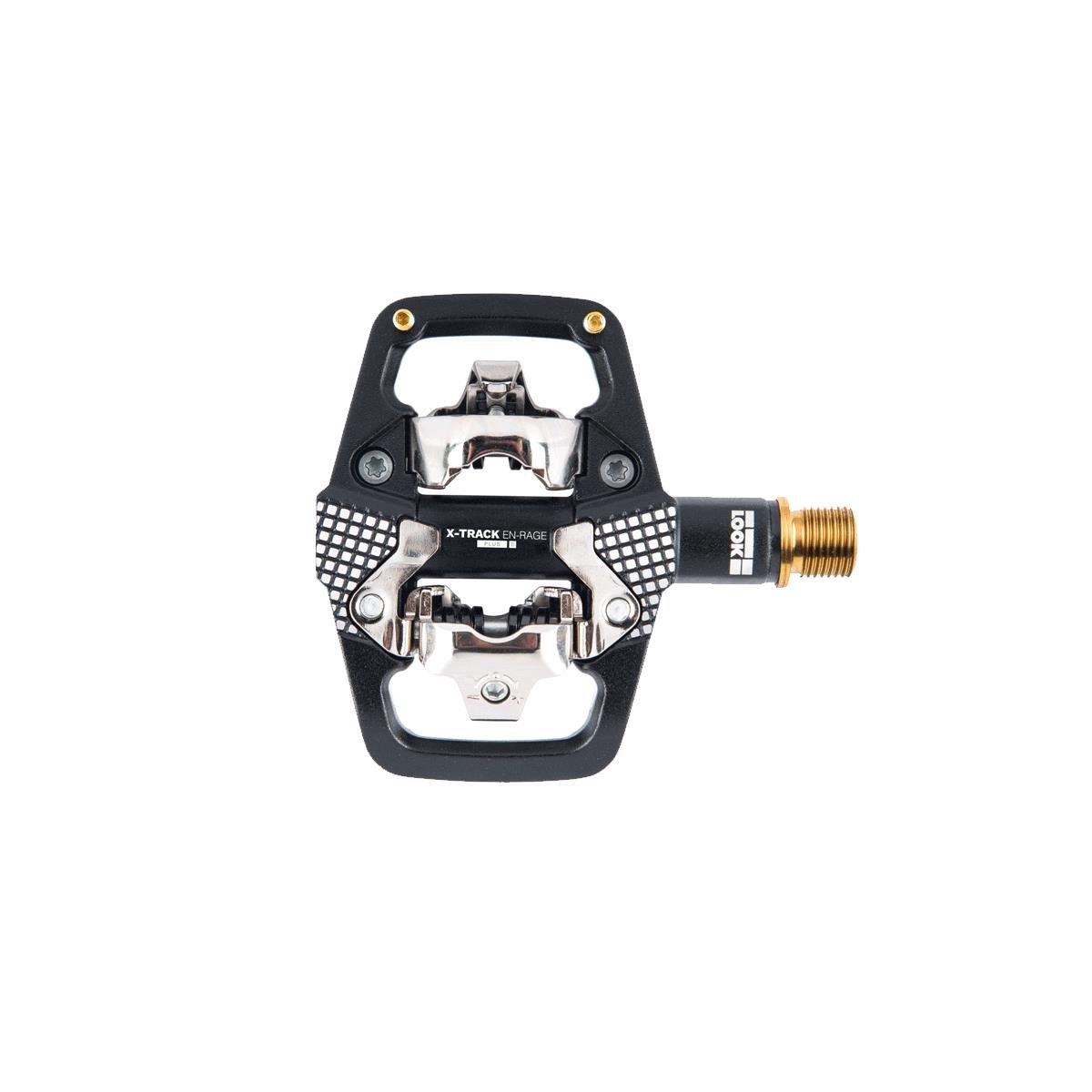 Black/Gold - Look - LOOK X-Track En-Rage Plus Ti MTB Pedals - 1