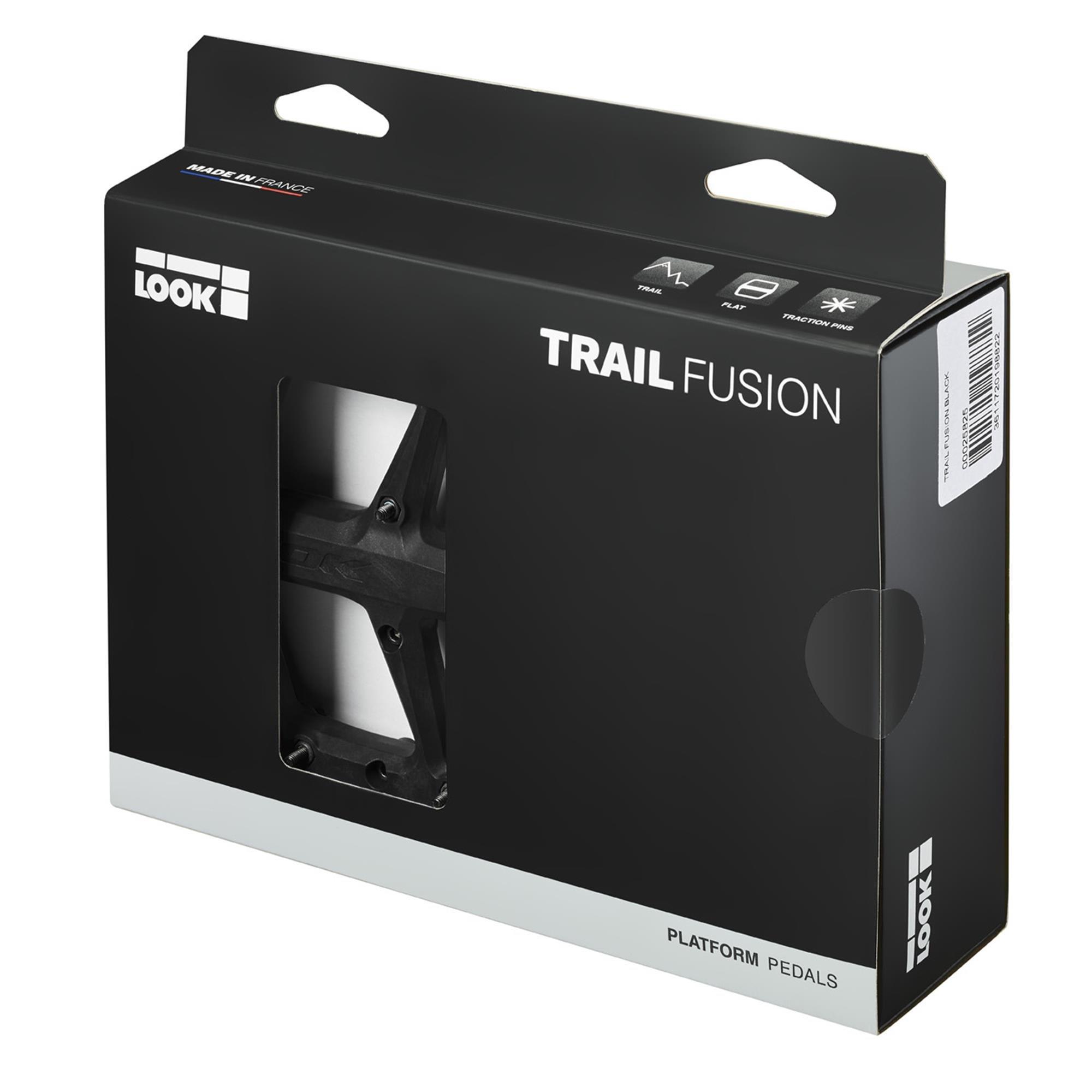 Black - Look - LOOK Trail Roc Fusion Flat MTB Pedals - 3