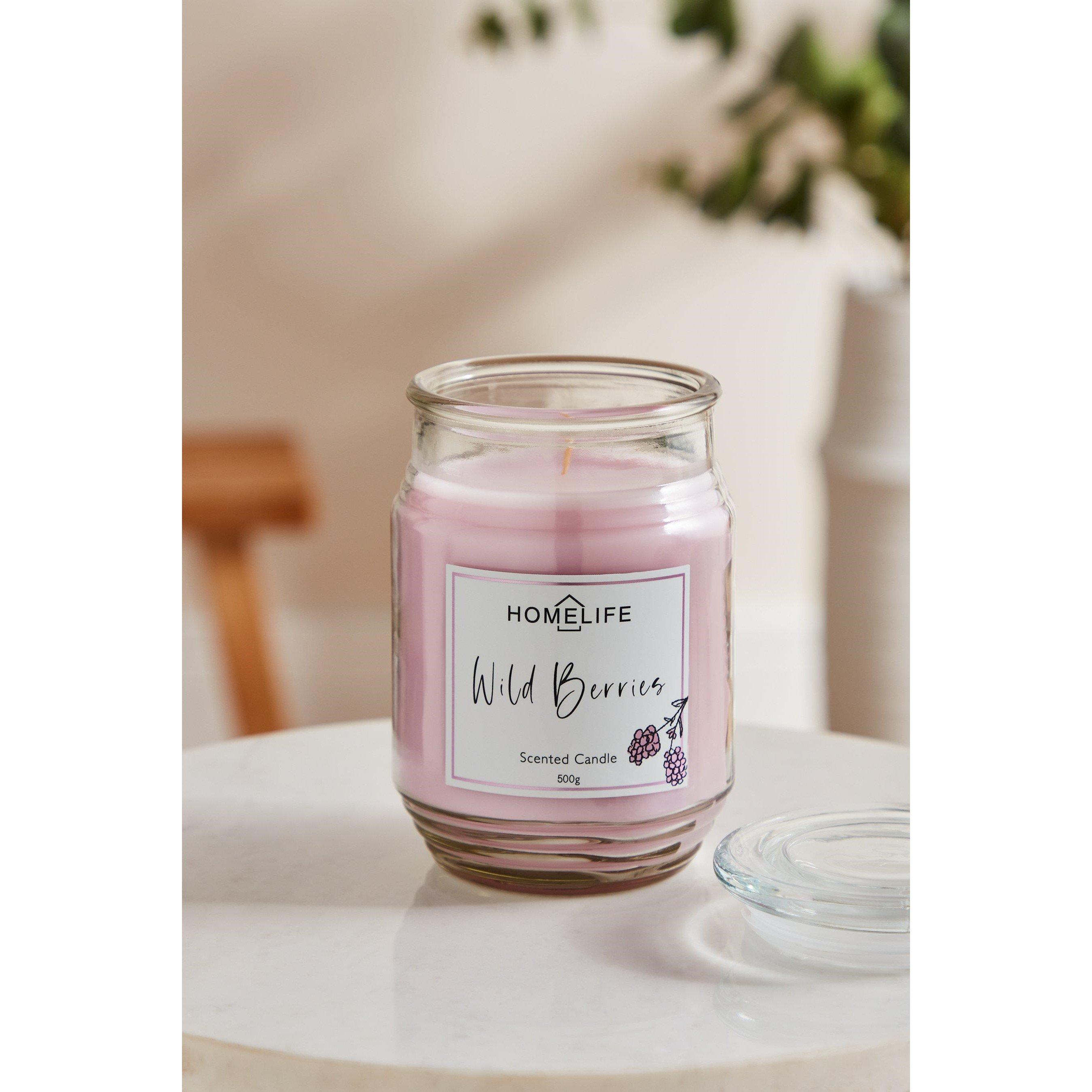Clear - Homelife - Berries Scented Candle - 1