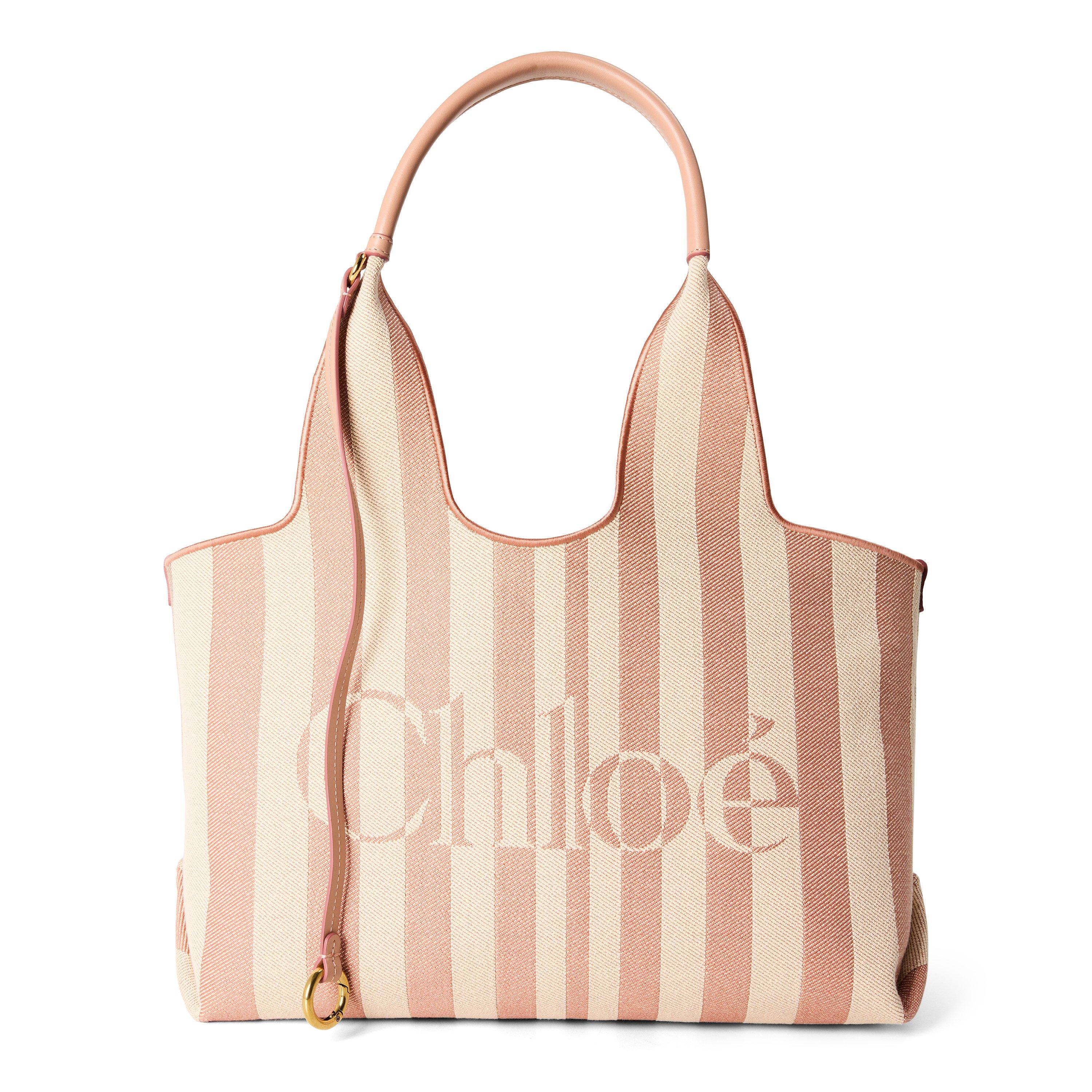 Nougat - Chloe - Women's Stripy Tote Bag - 1