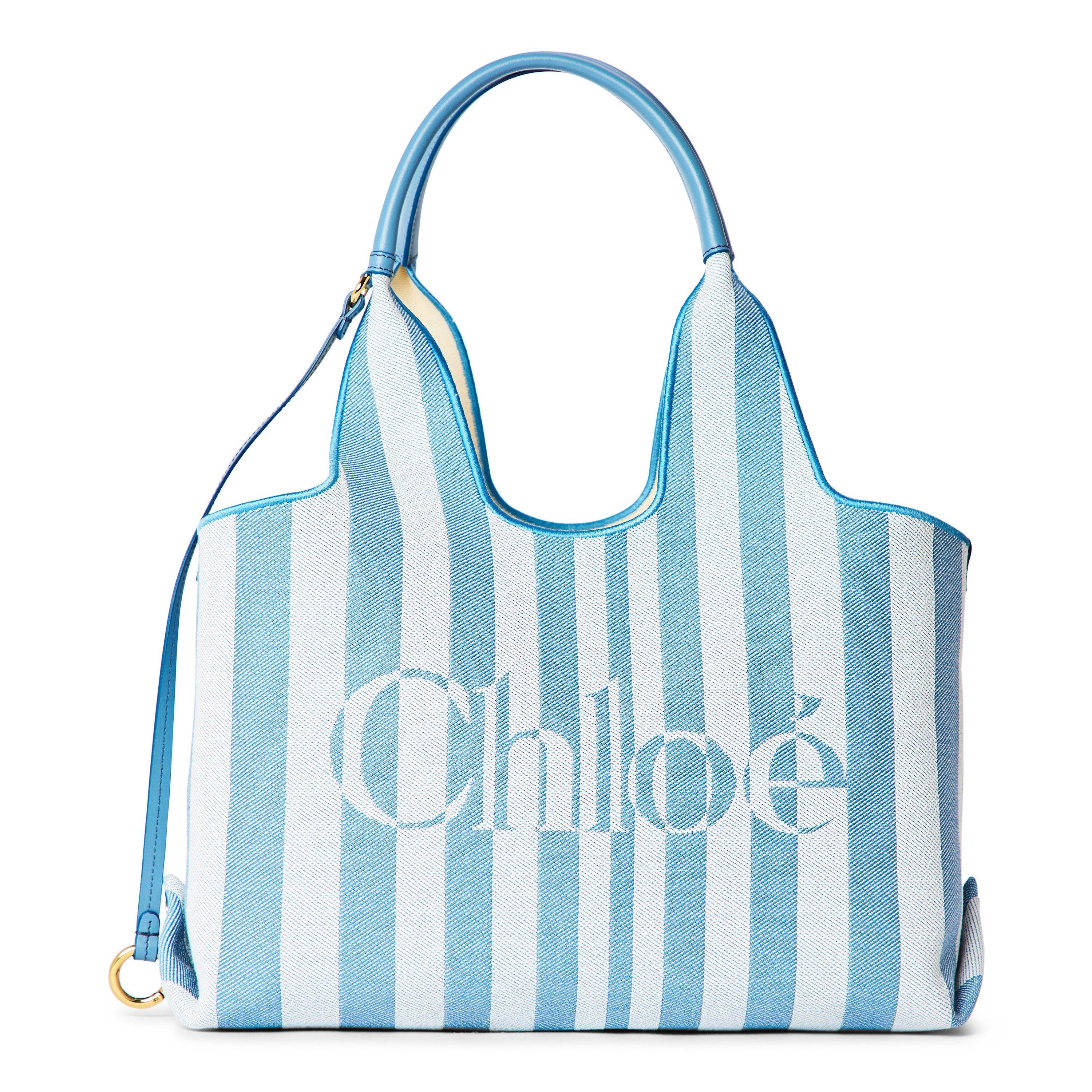 Surfing Blue - Chloe - Women's Stripy Tote Bag - 1