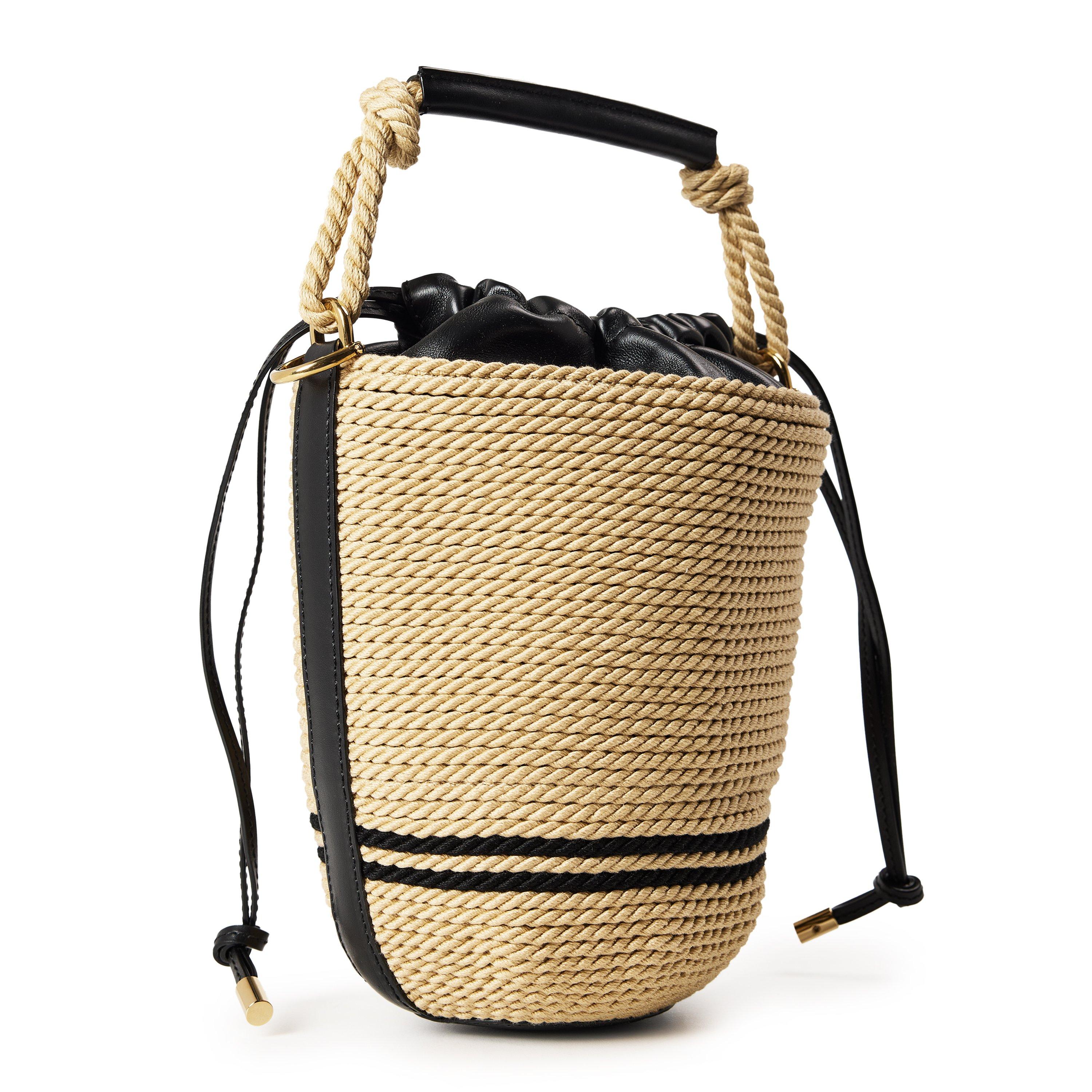 Black/White - Chloe - Women's Soleil Bucket Bag - 2